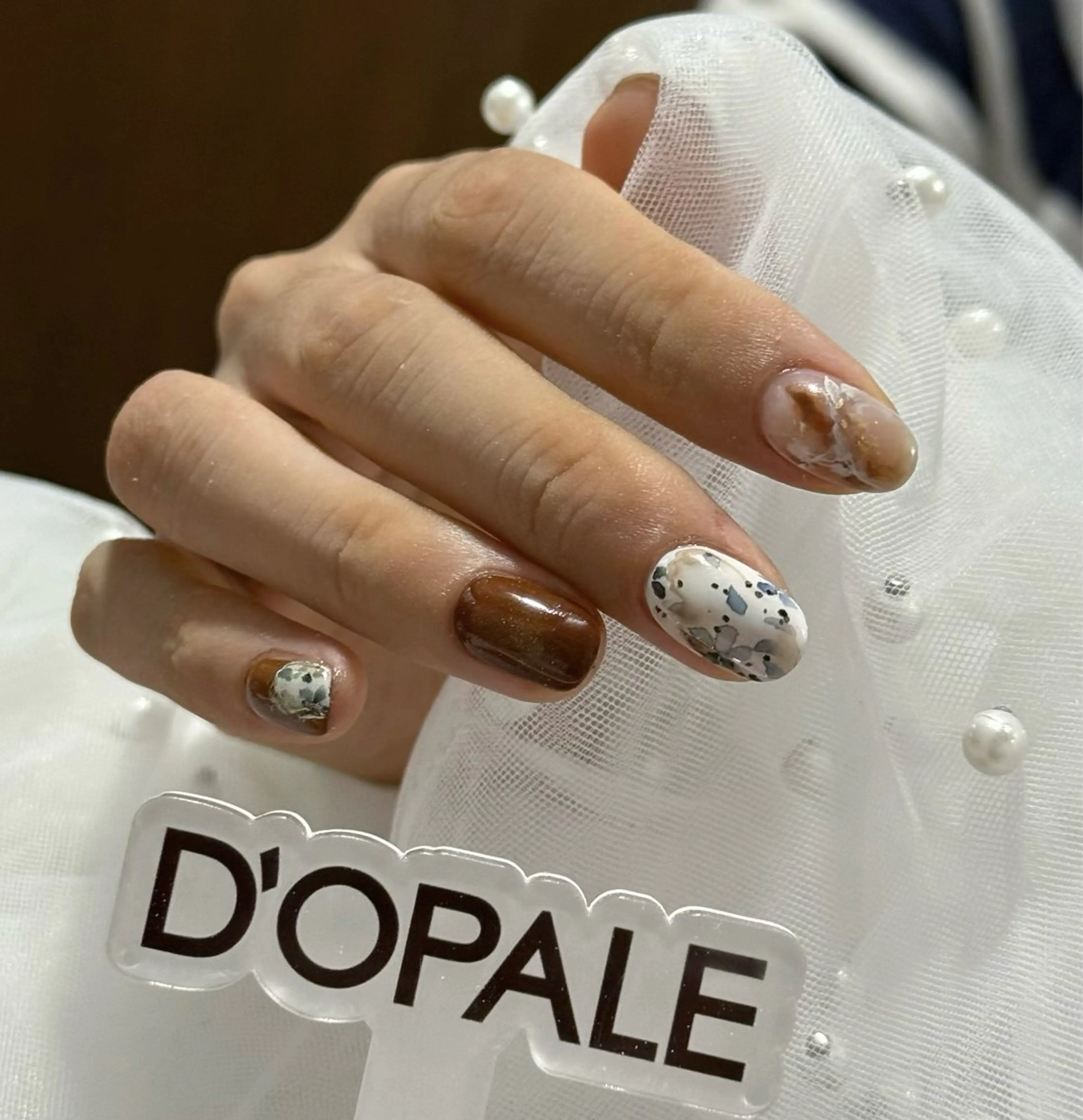 ネイル ハンドネイル D‘OPALEサロン所属・トパサロン 上野kkのネイルデザイン