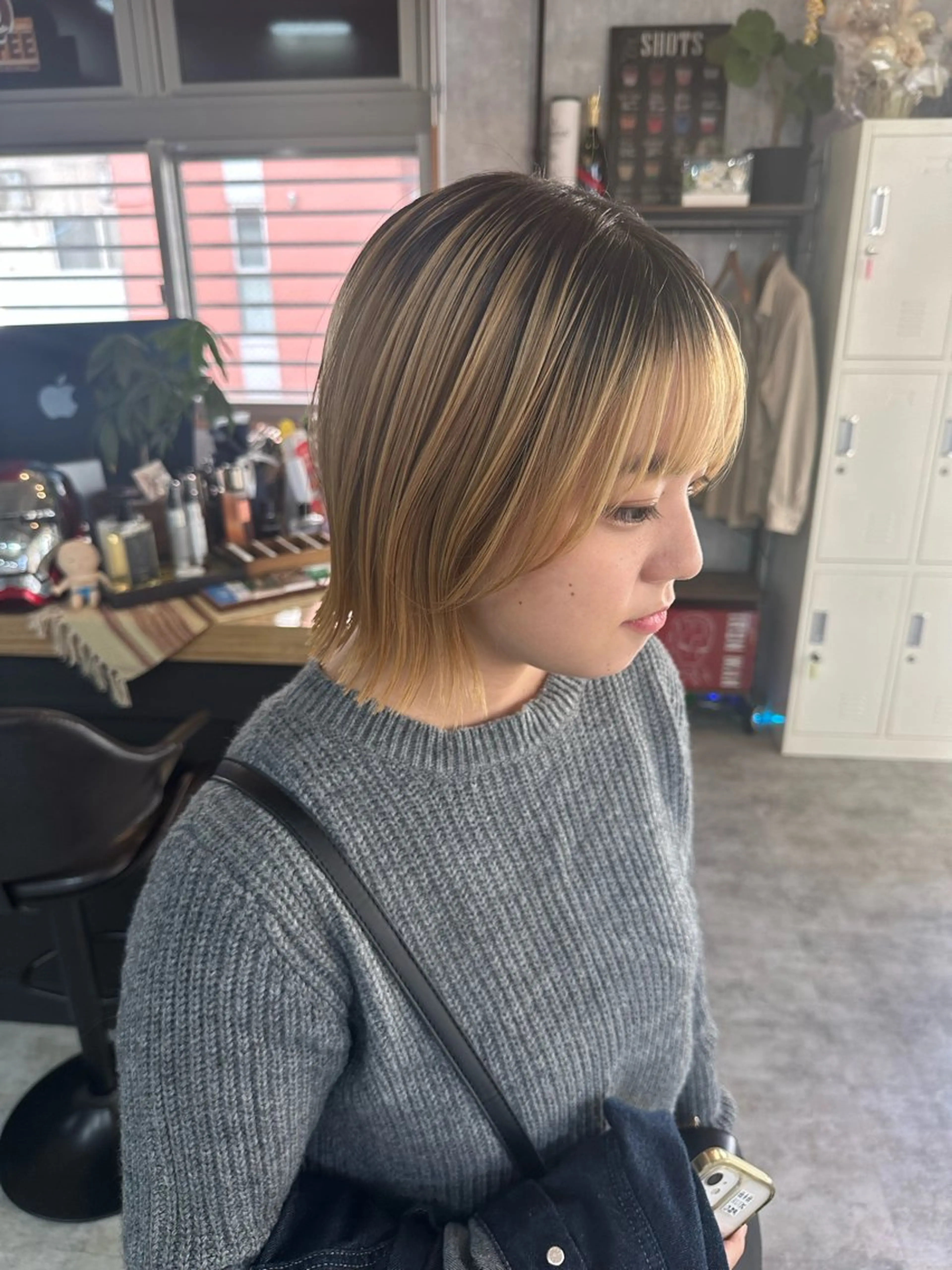 ショート 切りっぱなしボブ ショートボブ ハンサムショート 丸みショート ボブ C’LD hair  produce /シールドヘア所属・モテ髪/ボブ/ショー ト/アダチフウトのヘアスタイル
