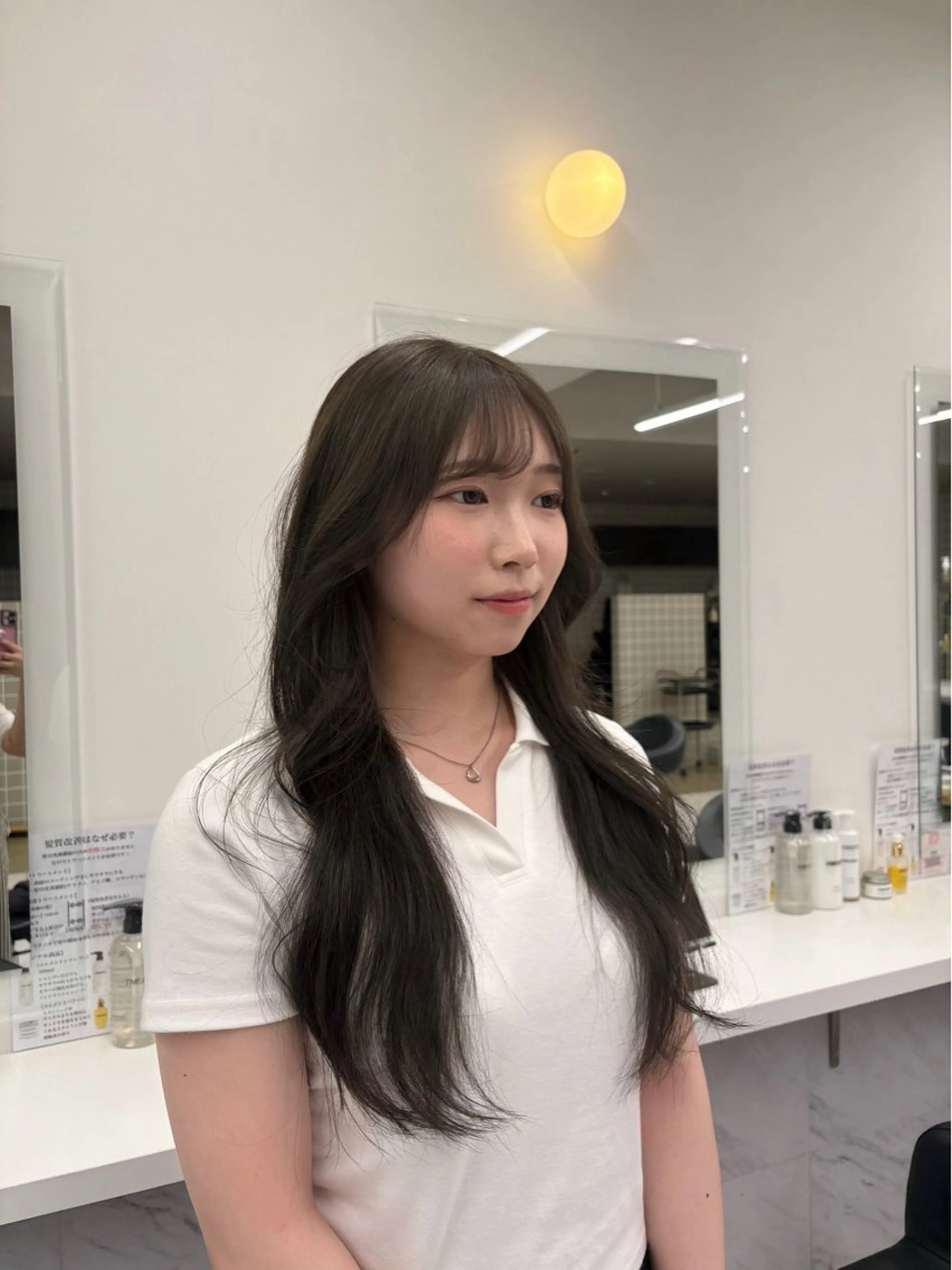 カラー ヘアカラー トリートメント beige🤎ダブル カラー/レイヤー🧸のヘアスタイル