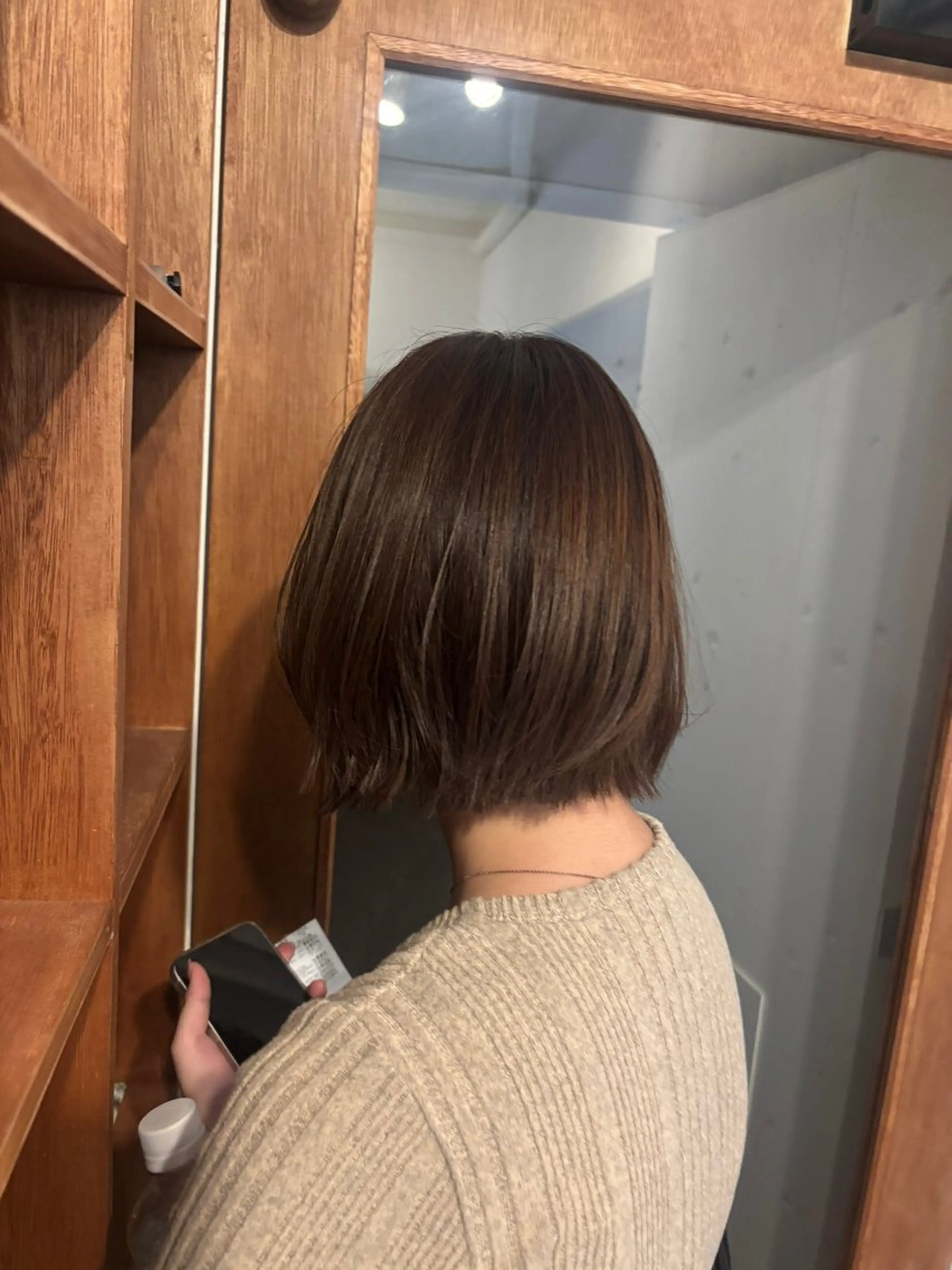 ミディアム カット ヘアカラー トリートメント 透明感カラー／髪質 改善 YUKAのヘアスタイル