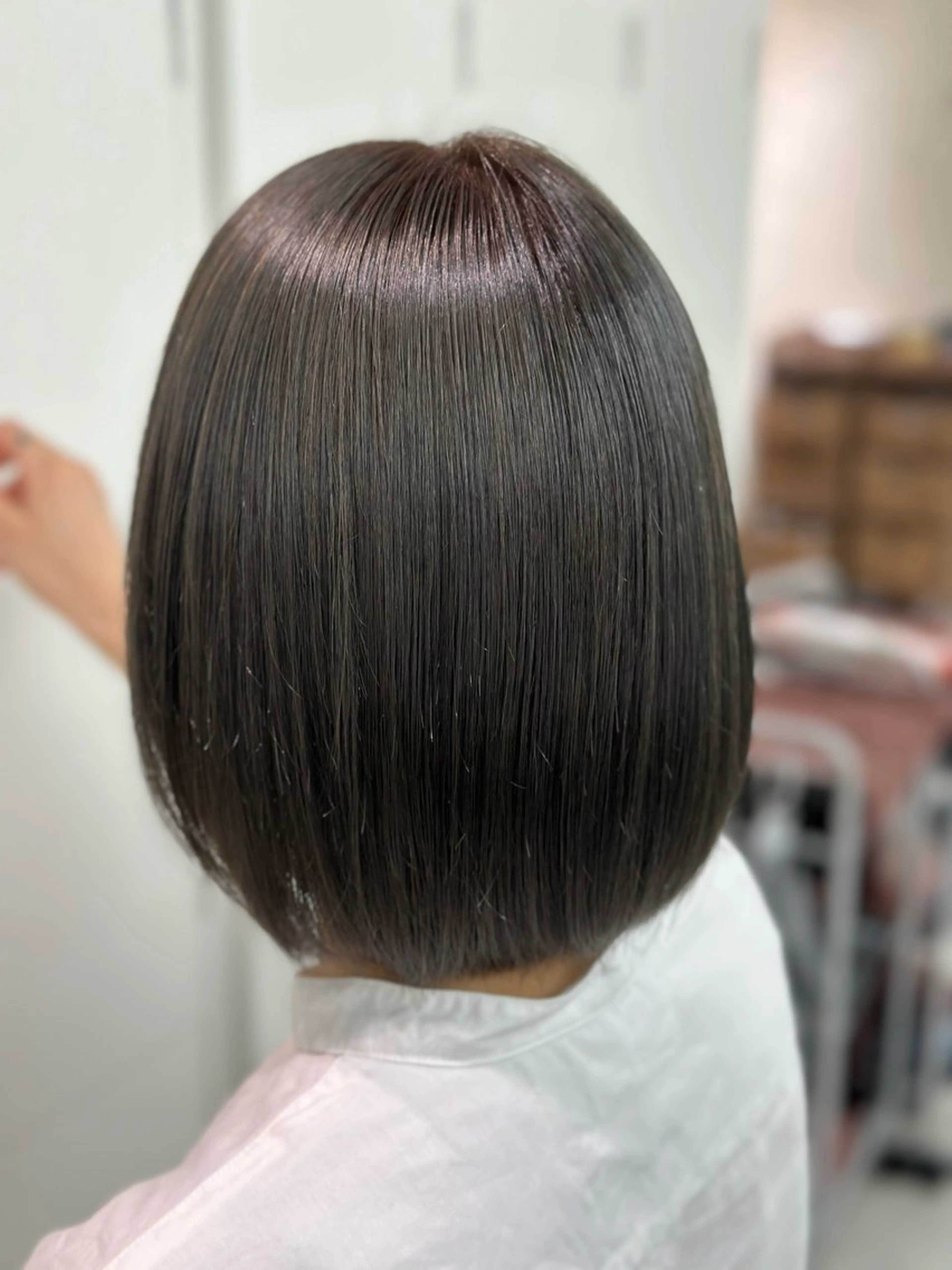 ミディアム カラー カット ヘアカラー トリートメント 🤍透明感カラー🤍 Moeのヘアスタイル