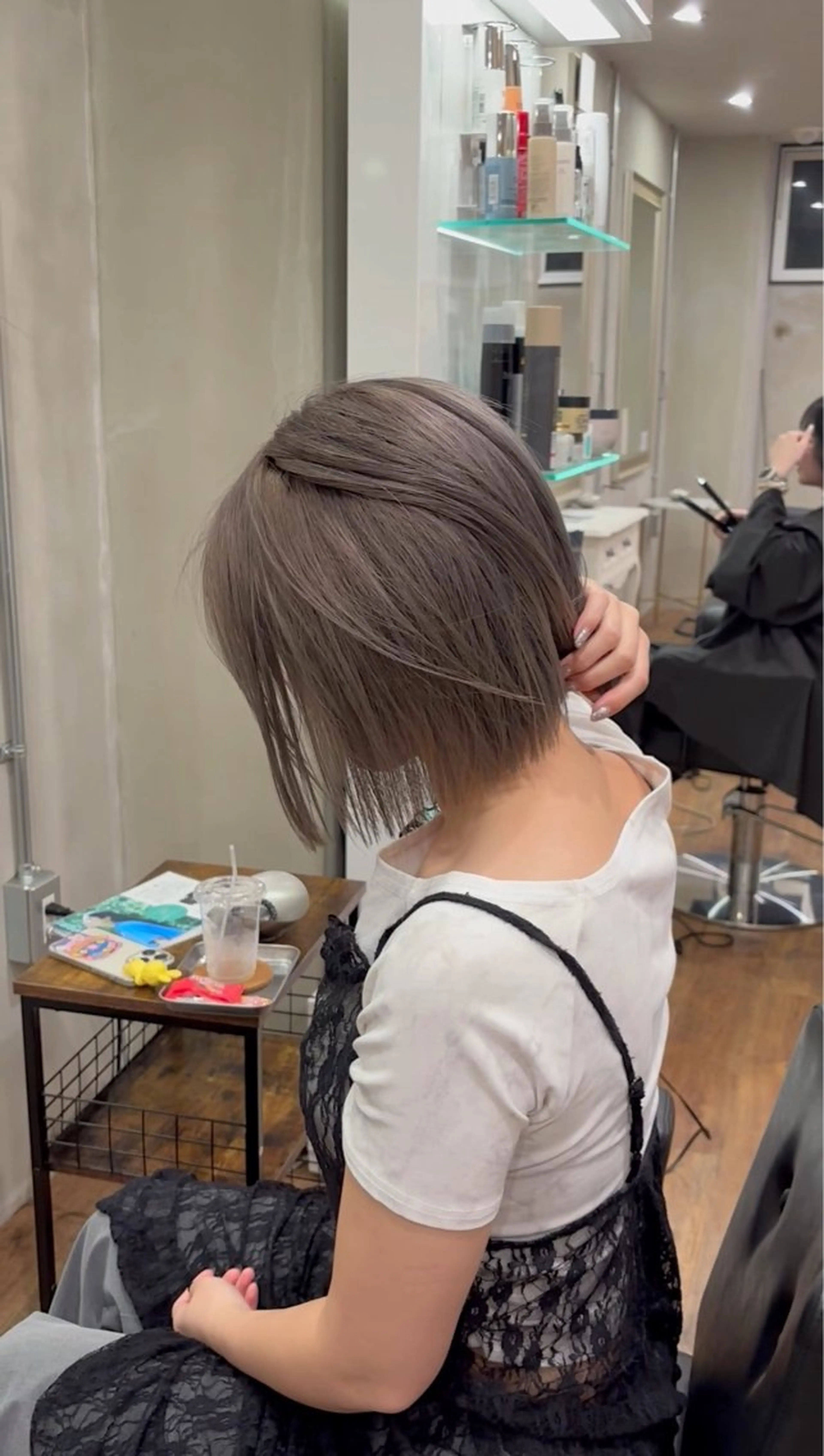 透明感カラー + 超音波トリートメント⚡️🥣の写真
