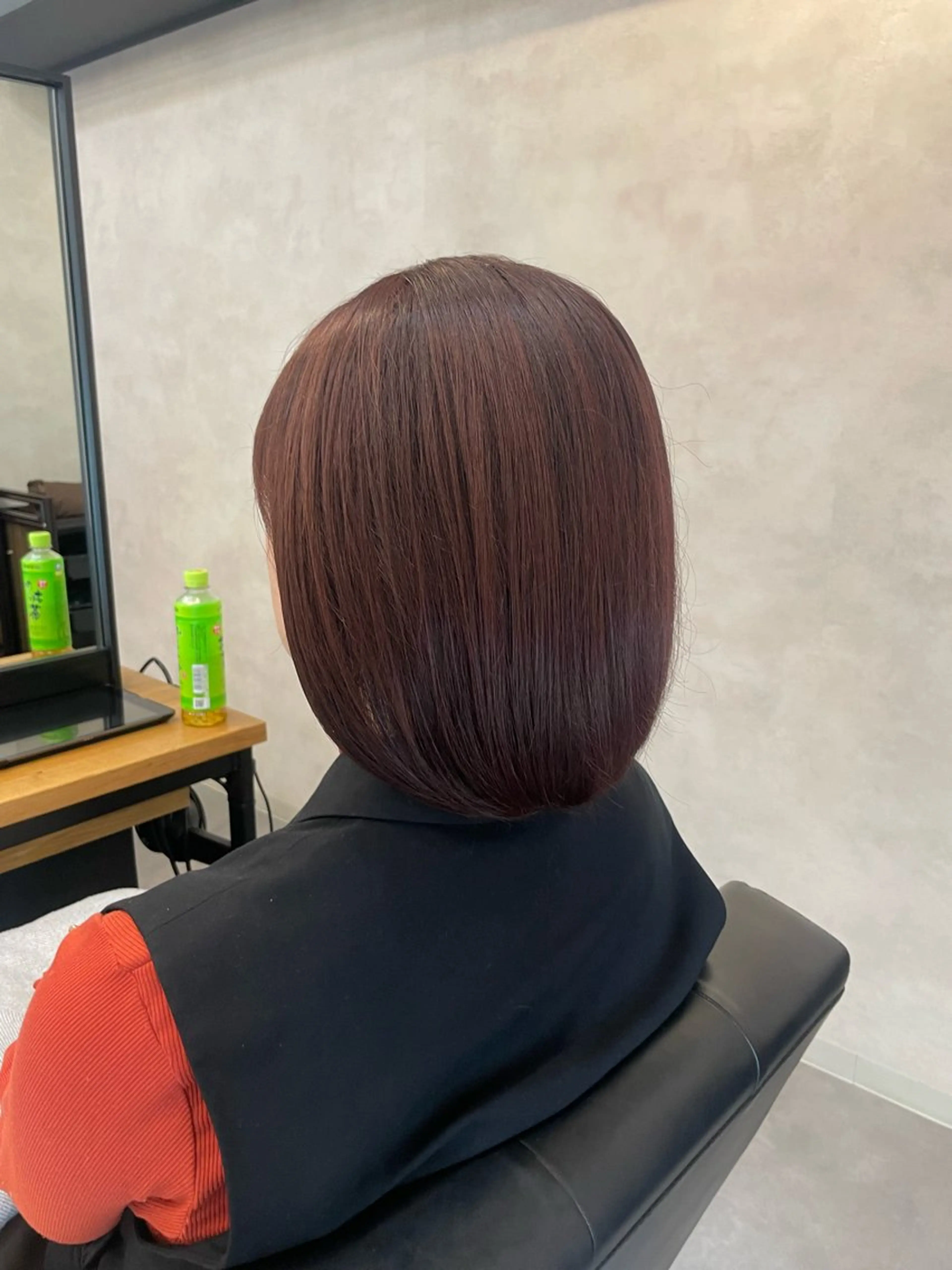 ミディアム カラー ヘアカラー トリートメント 今村 南穂のヘアスタイル