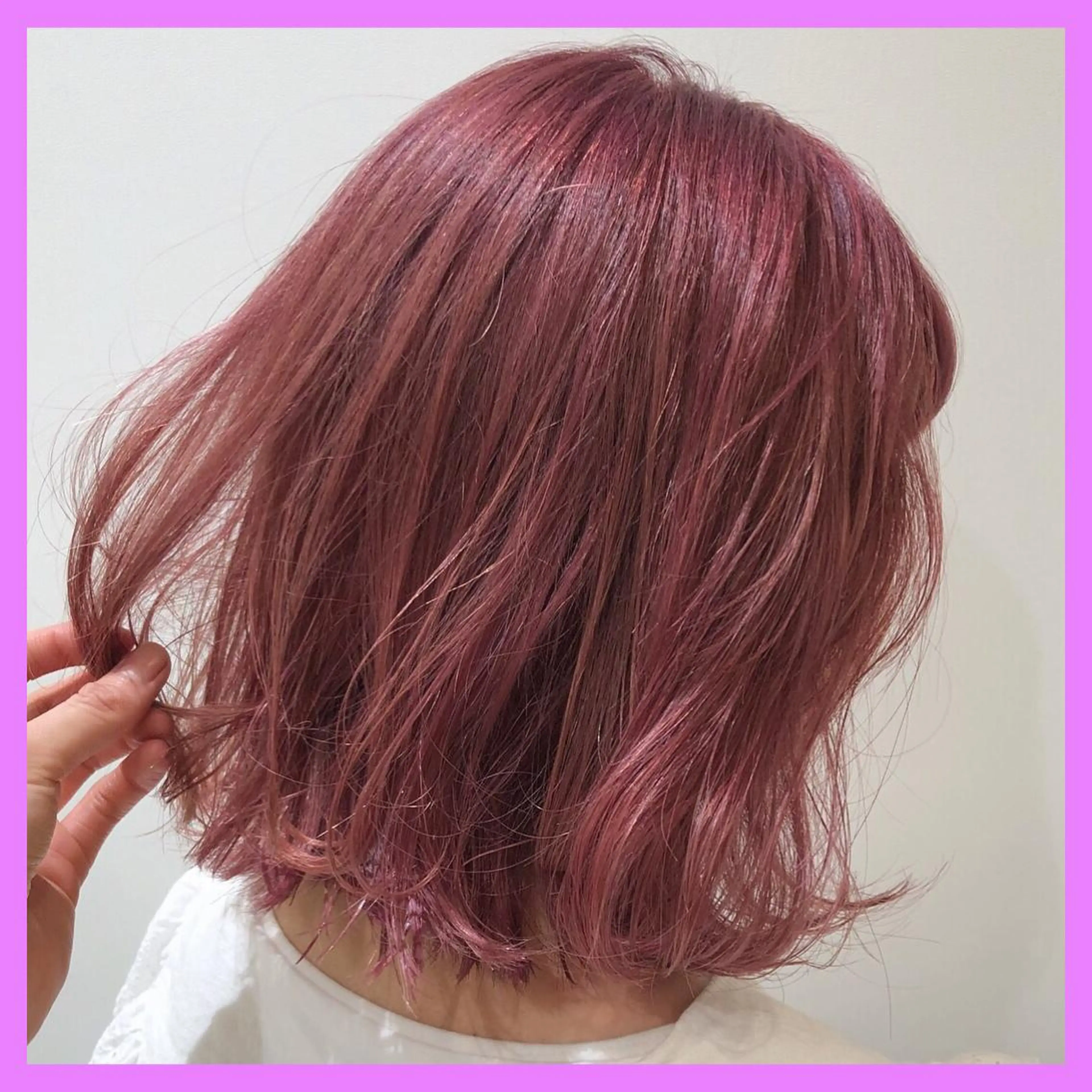 ショート カラー ブリーチ 韓国ヘア🤍 NATSUNEのヘアスタイル