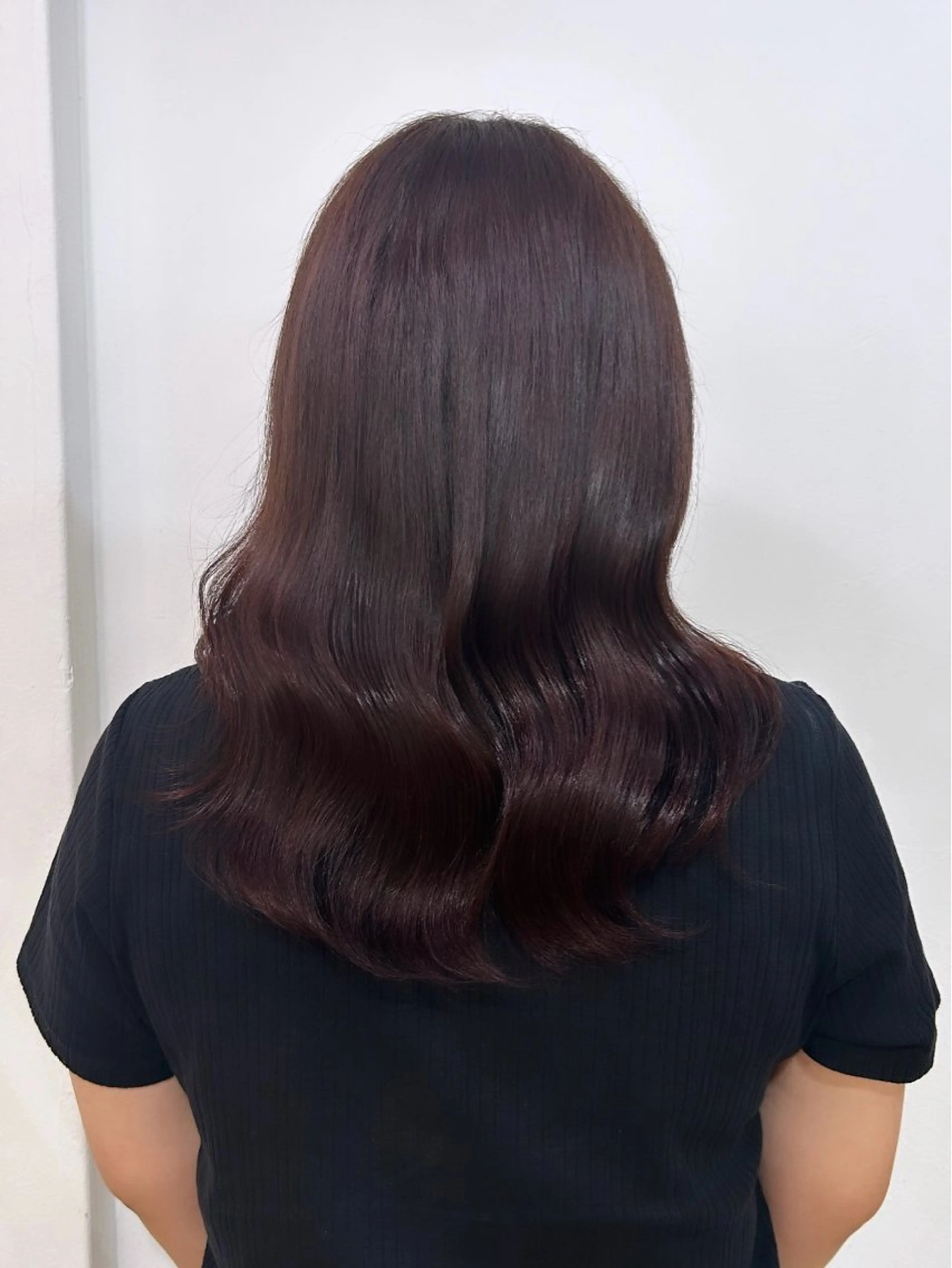 カラー ブラウンカラー ピンクカラー ヘアカラー たきぐち さくらのヘアスタイル