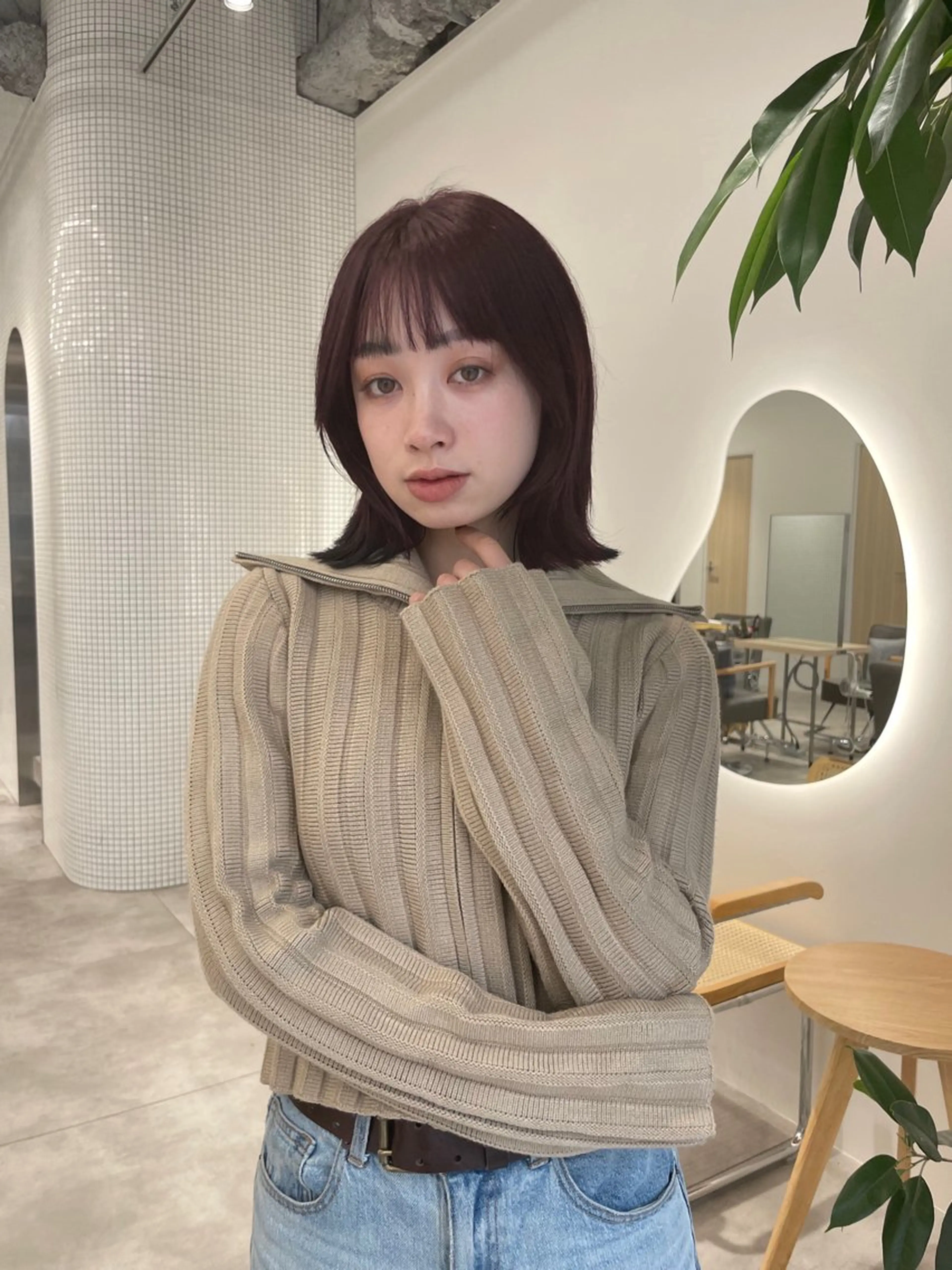 ミディアム カラー ヘアカラー トリートメント joemi　by　unami所属・内山 湧勝/ ショート特化美容師のヘアスタイル