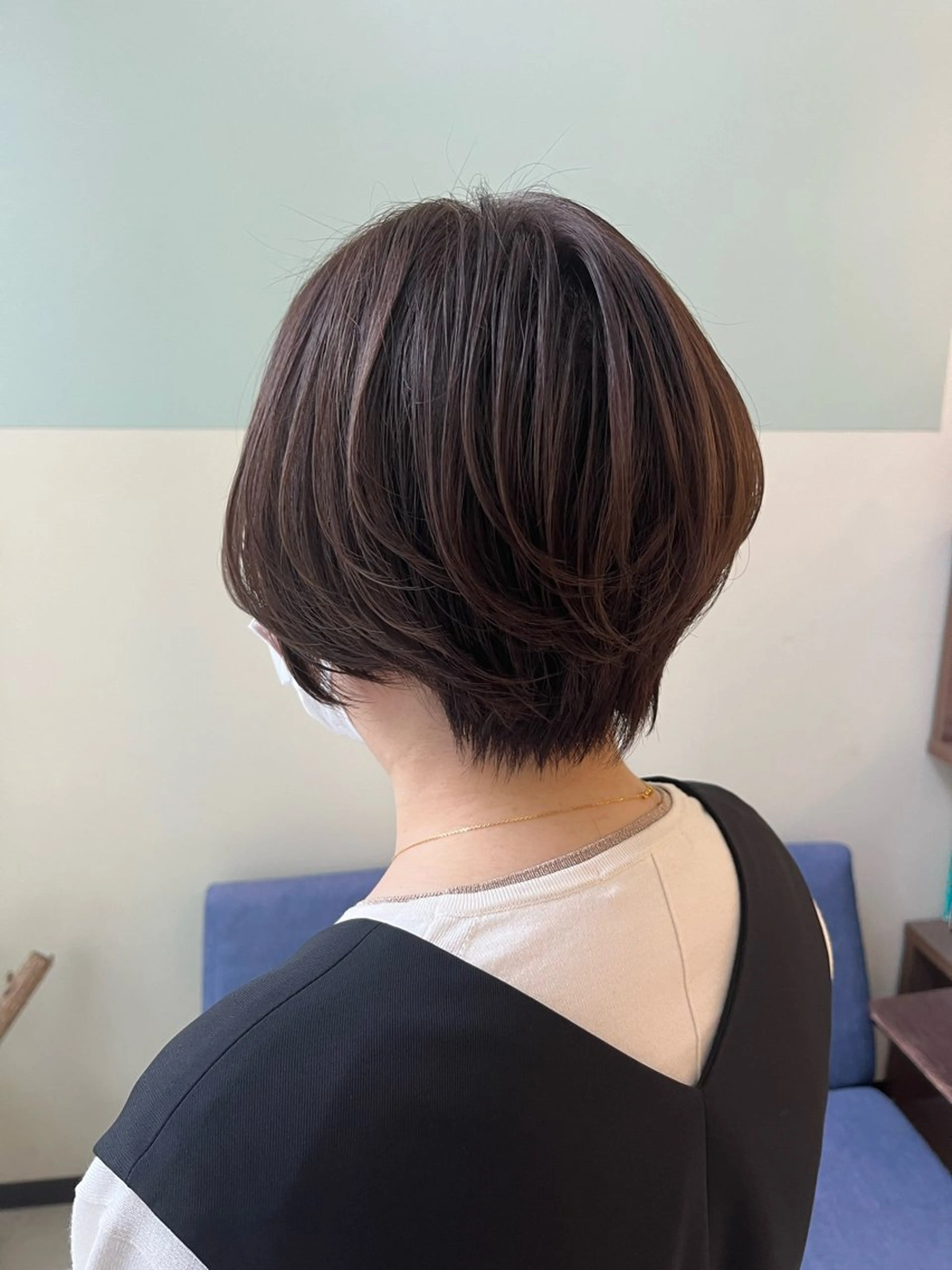 ショート ショートボブ ボブ くびれヘア ショートヘア カット トリートメント mateca・hair所属・林 真之介のヘアスタイル