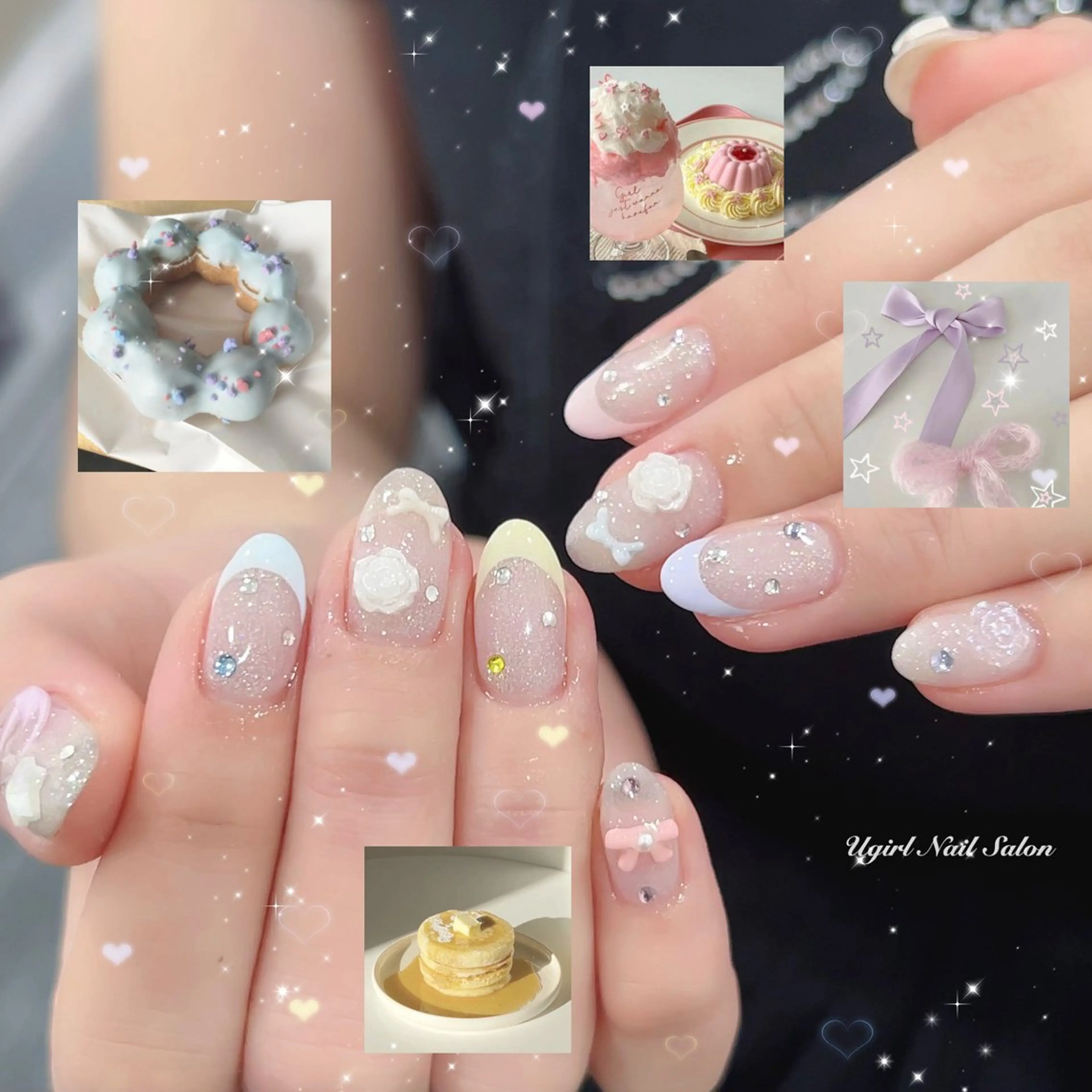 ネイル ハンドネイル 🪄Ugirl🎀 Midori🪽のネイルデザイン