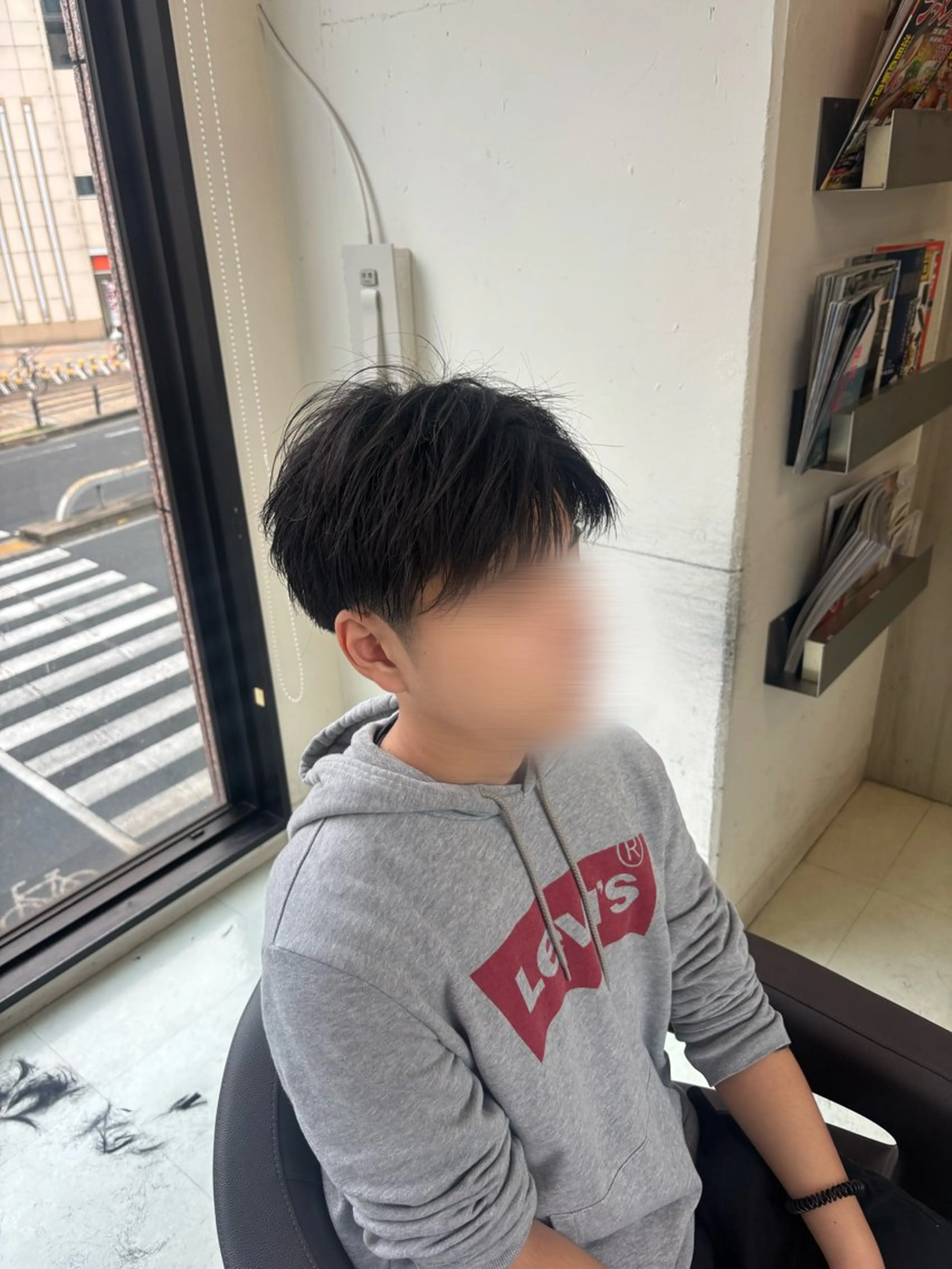 メンズ アップバング カット WiLL 梶岡日菜 /メンズカット✂️のヘアスタイル