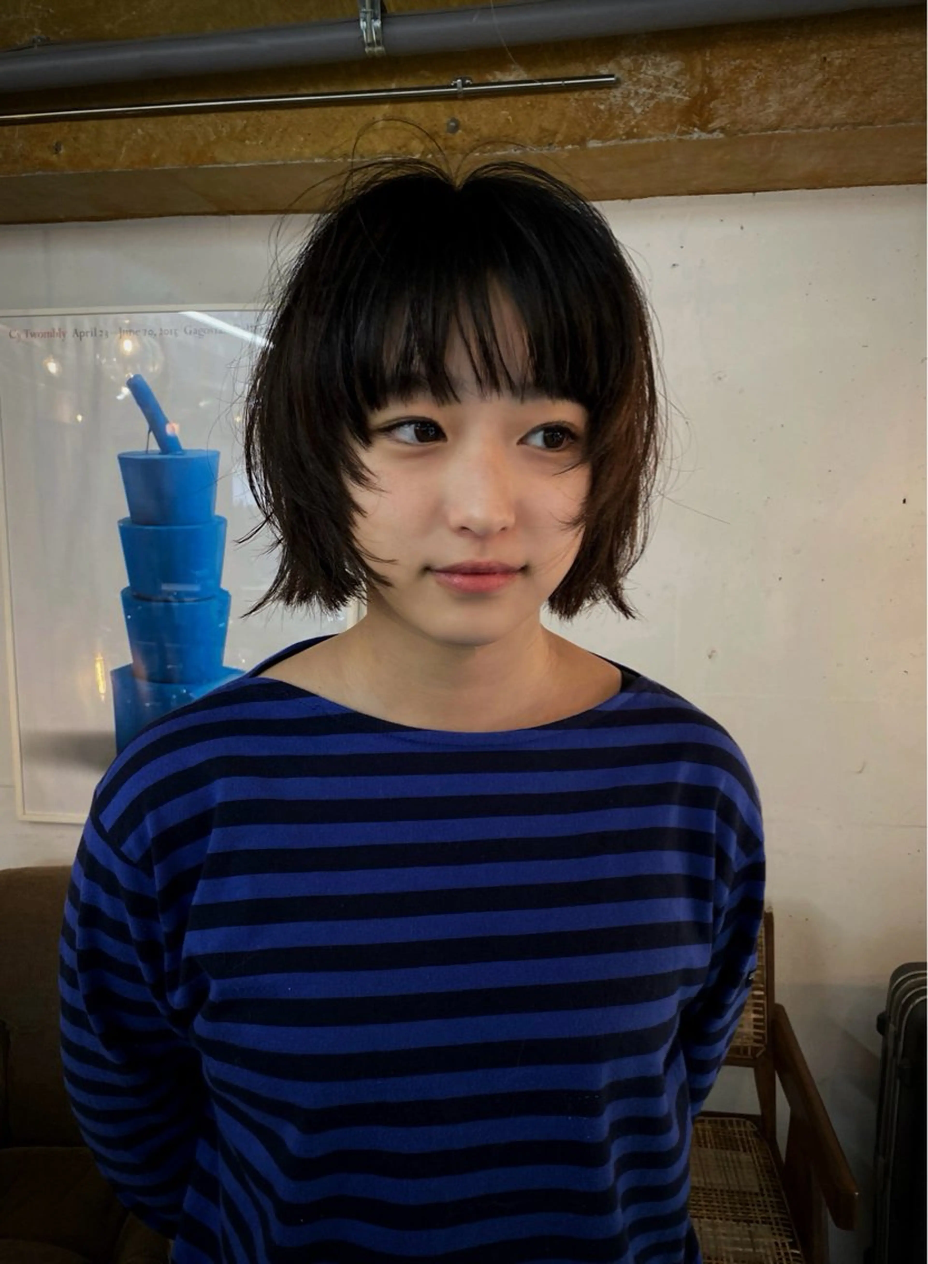 ショート カラー カット ヘアカラー KEI gattacaのヘアスタイル