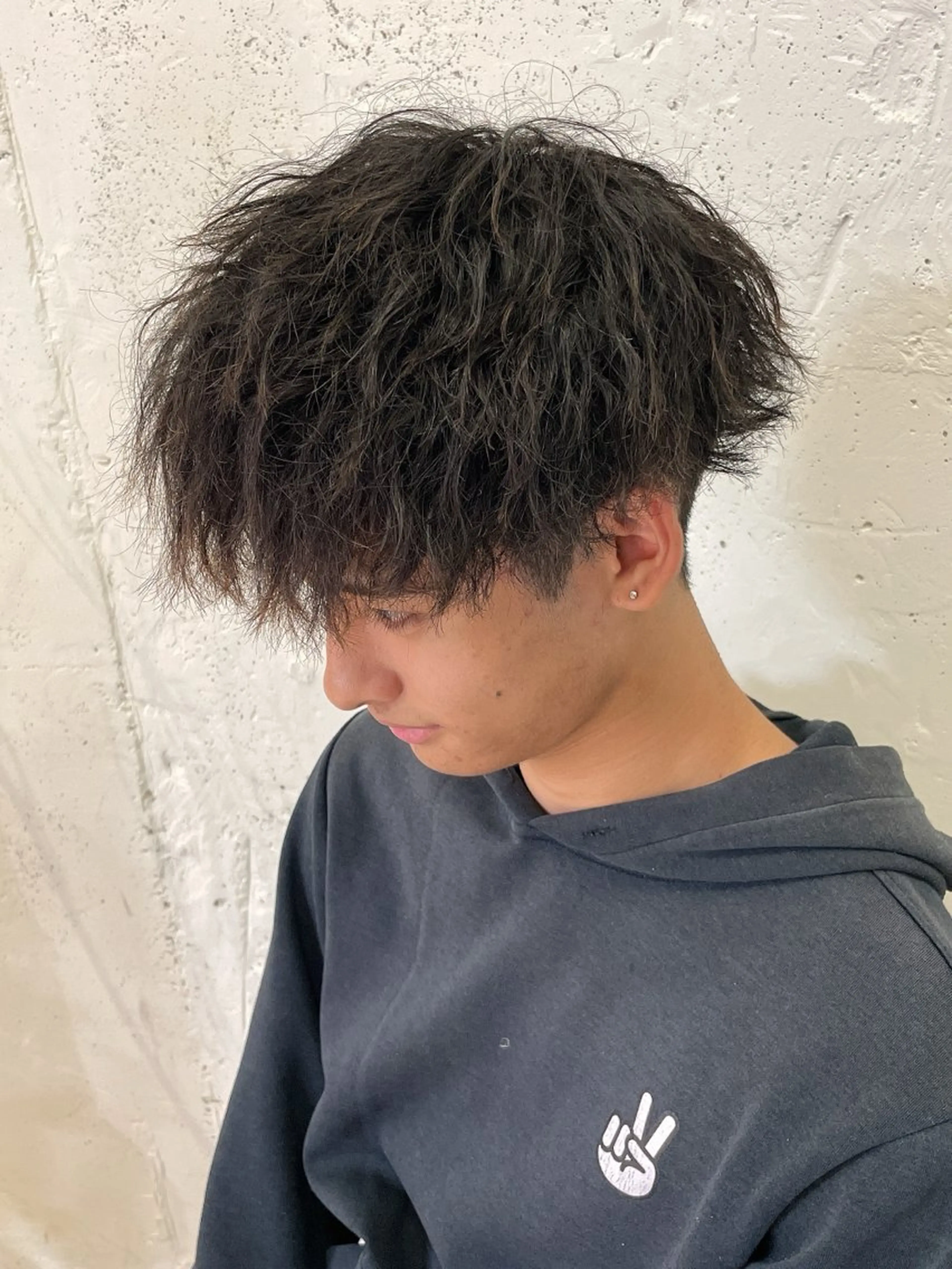 カラー パーマ メンズ カット ヘアカラー パーマ 町田エリアＮｏ．１/ パーマ特化/太田京希のヘアスタイル