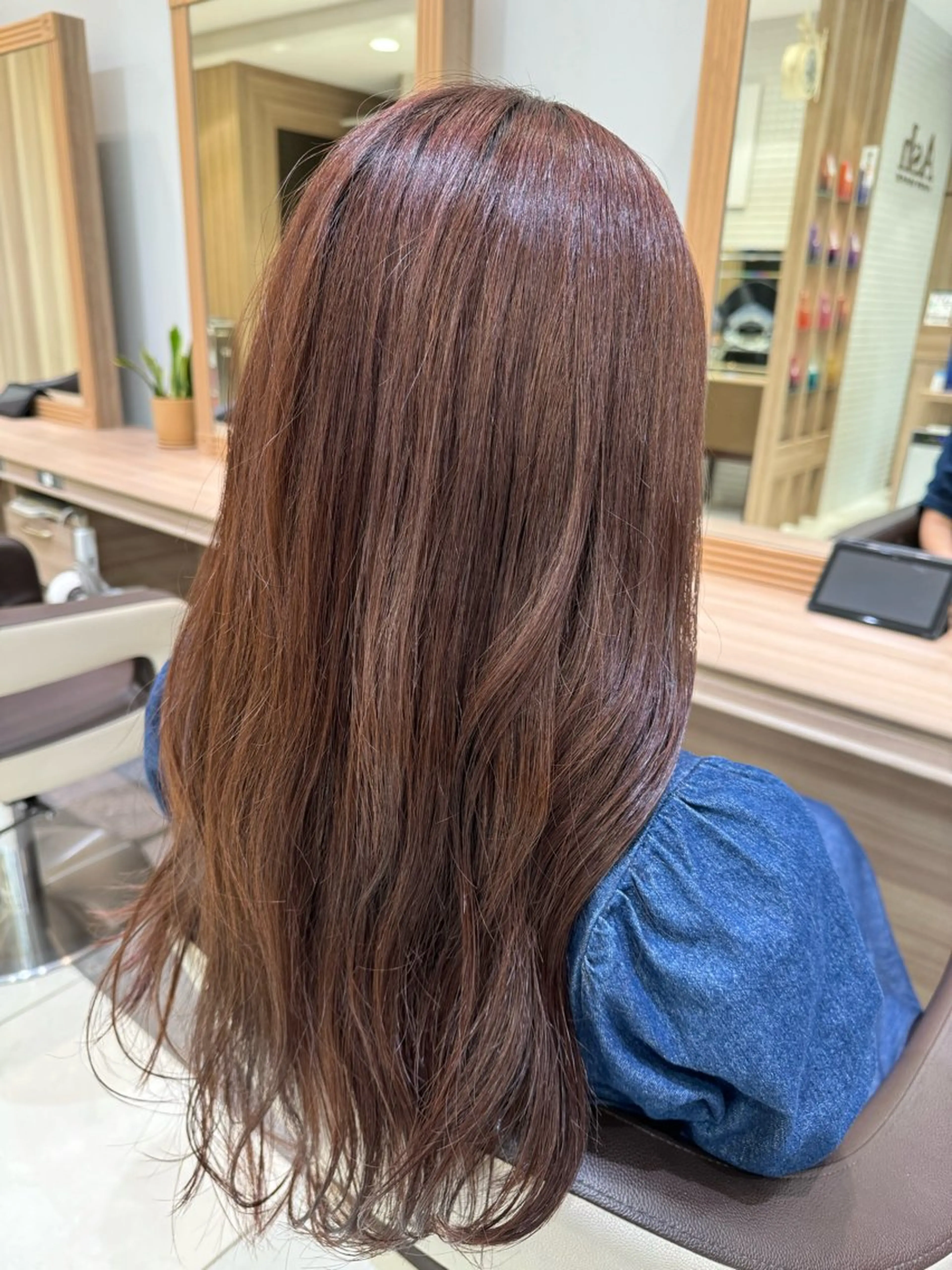 ロング カラー ヘアアレンジ カット 柿崎 浩美のヘアスタイル