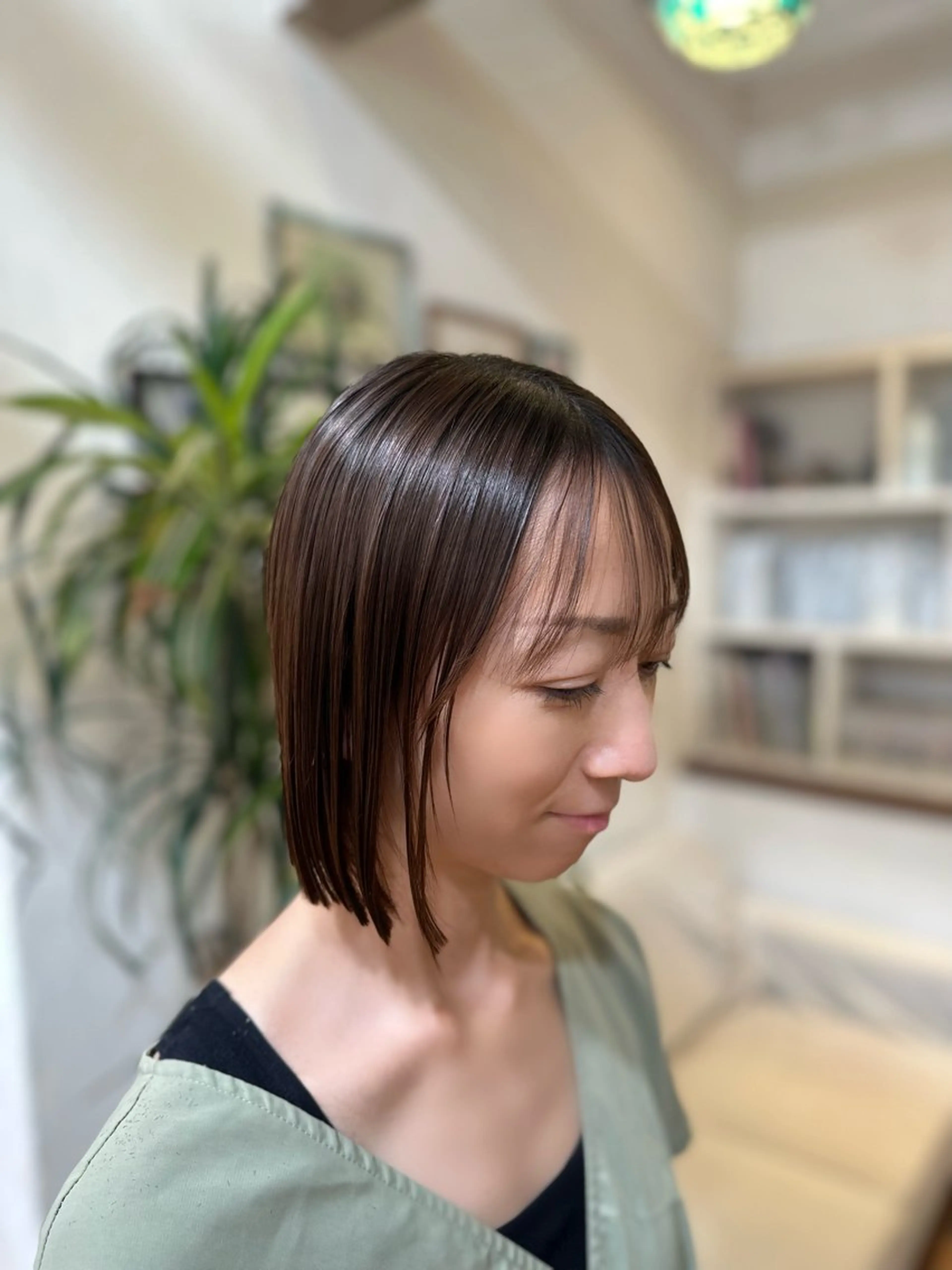 ショート カラー ボブ カット 縮毛矯正 トリートメント KAKERU/ボブ/ ショート/パーマ🌱のヘアスタイル