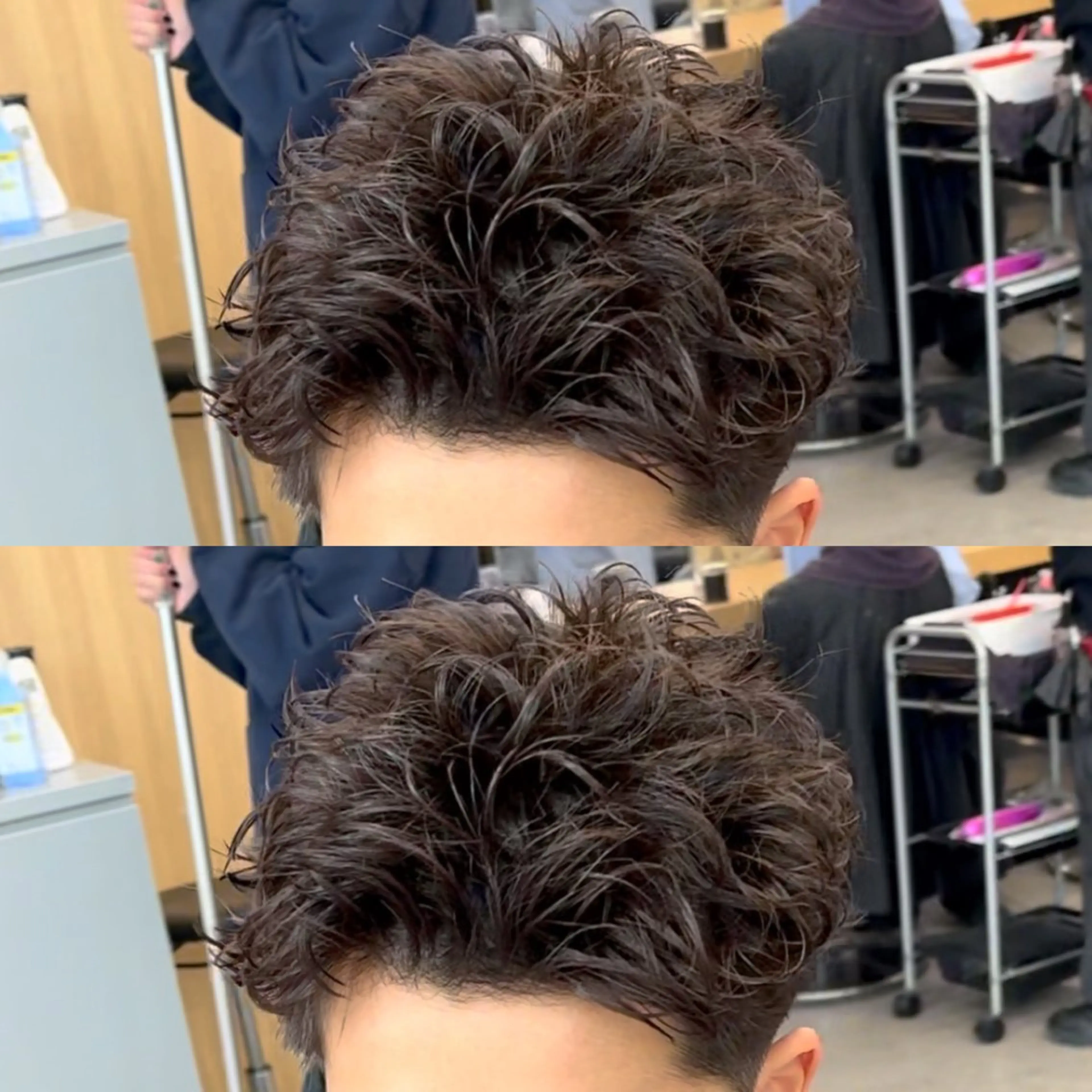 パーマ メンズ メンズパーマ カット パーマ トリートメント ヘッドスパ ヘアセット 🔥メンズカット＋ パーマの達人🔥のヘアスタイル