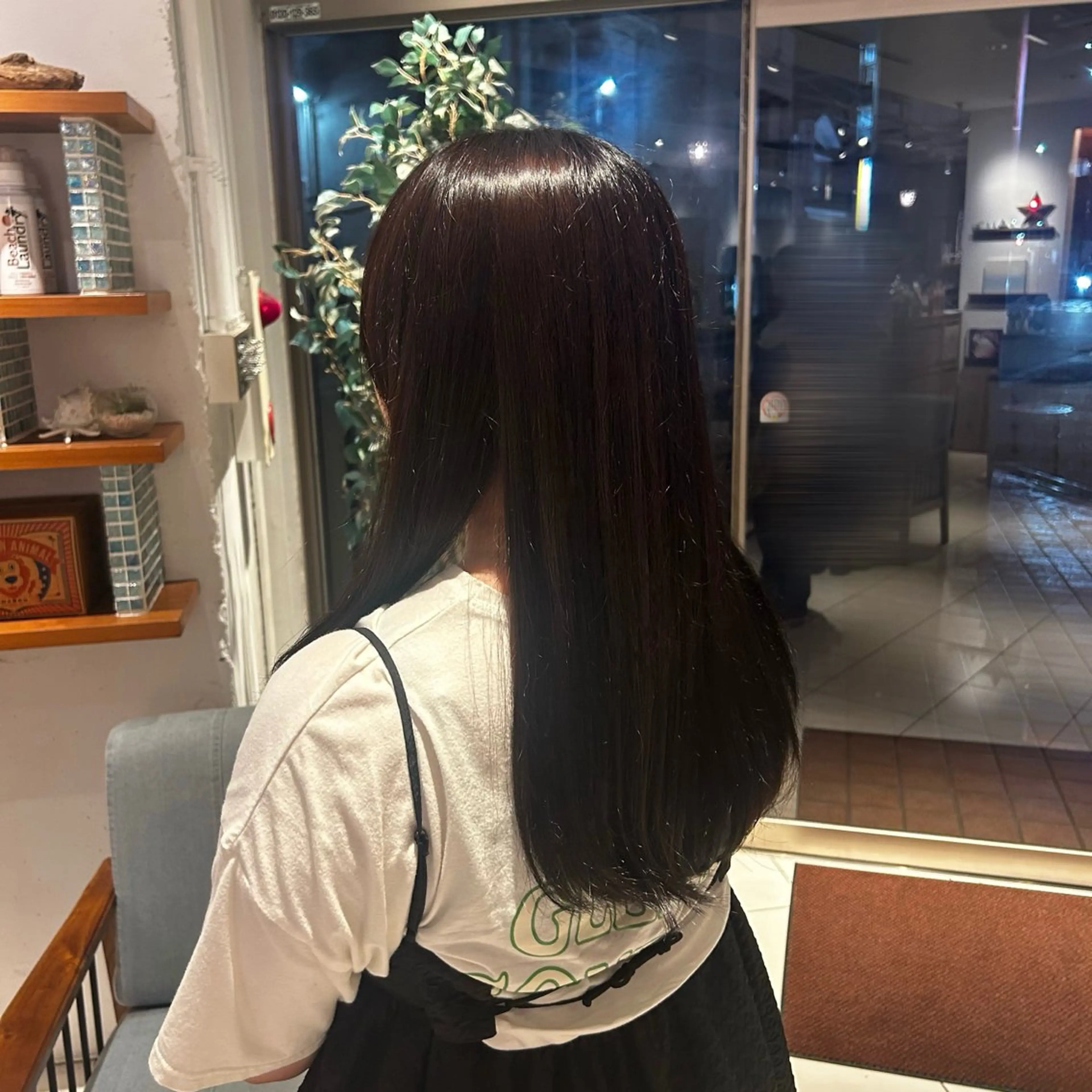 ロング カラー さくら/メンズカット / まつげパーマのヘアスタイル