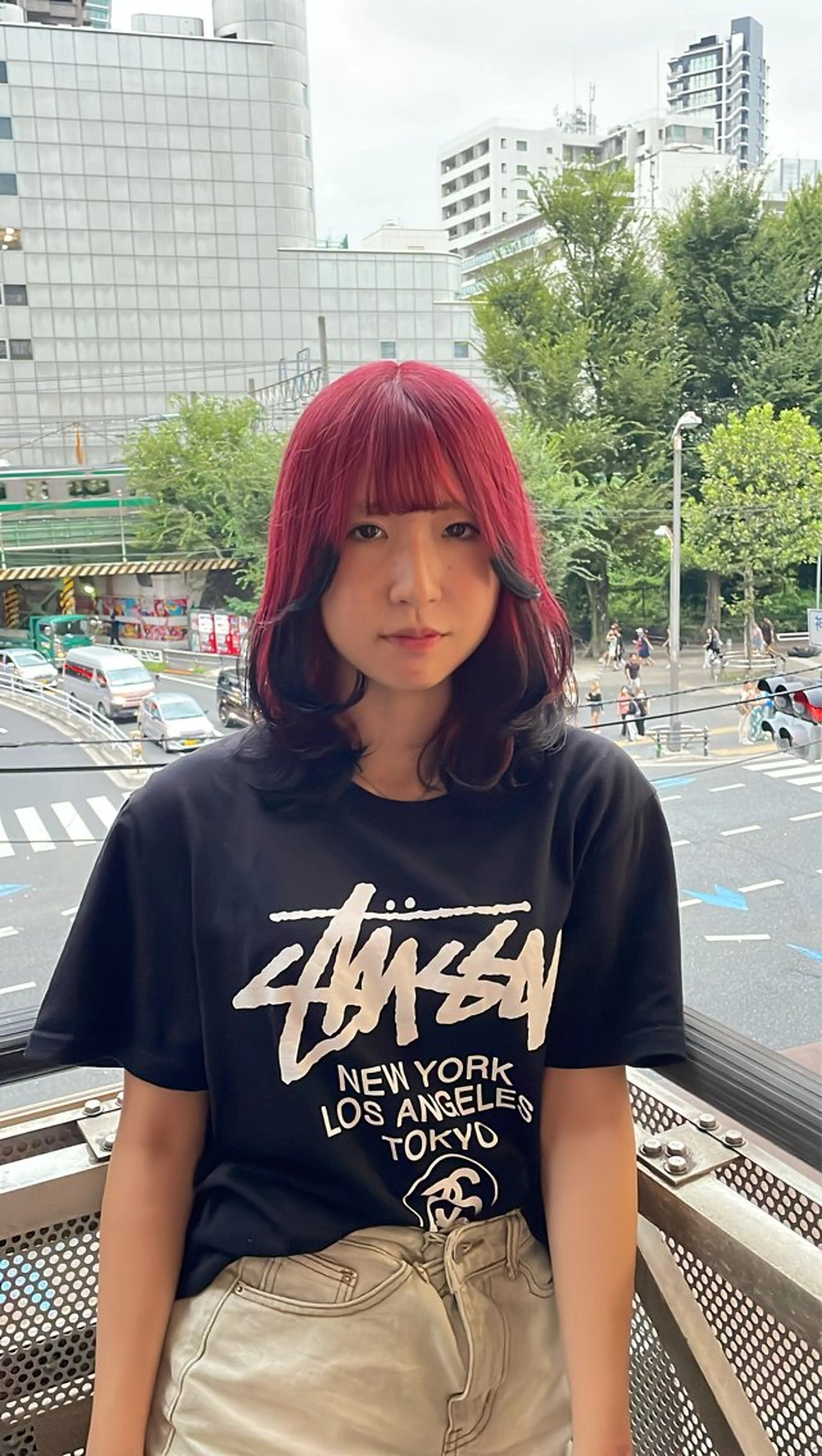 ミディアム カラー ヘアアレンジ ヘアカラー driP.by HAVANA所属・ケアブリーチ／パーマ 工藤のヘアスタイル