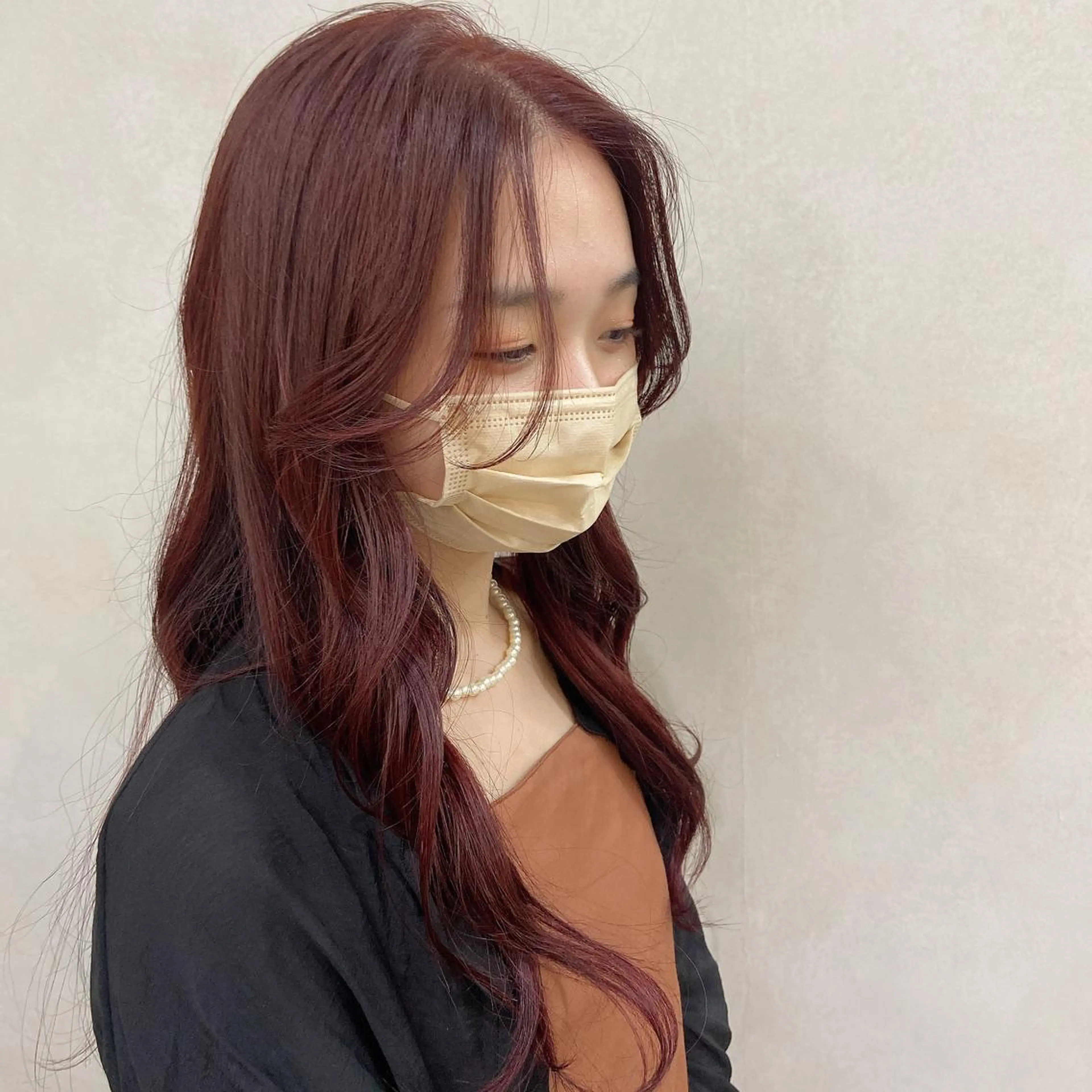 ロング カラー 佐藤 雅のヘアスタイル