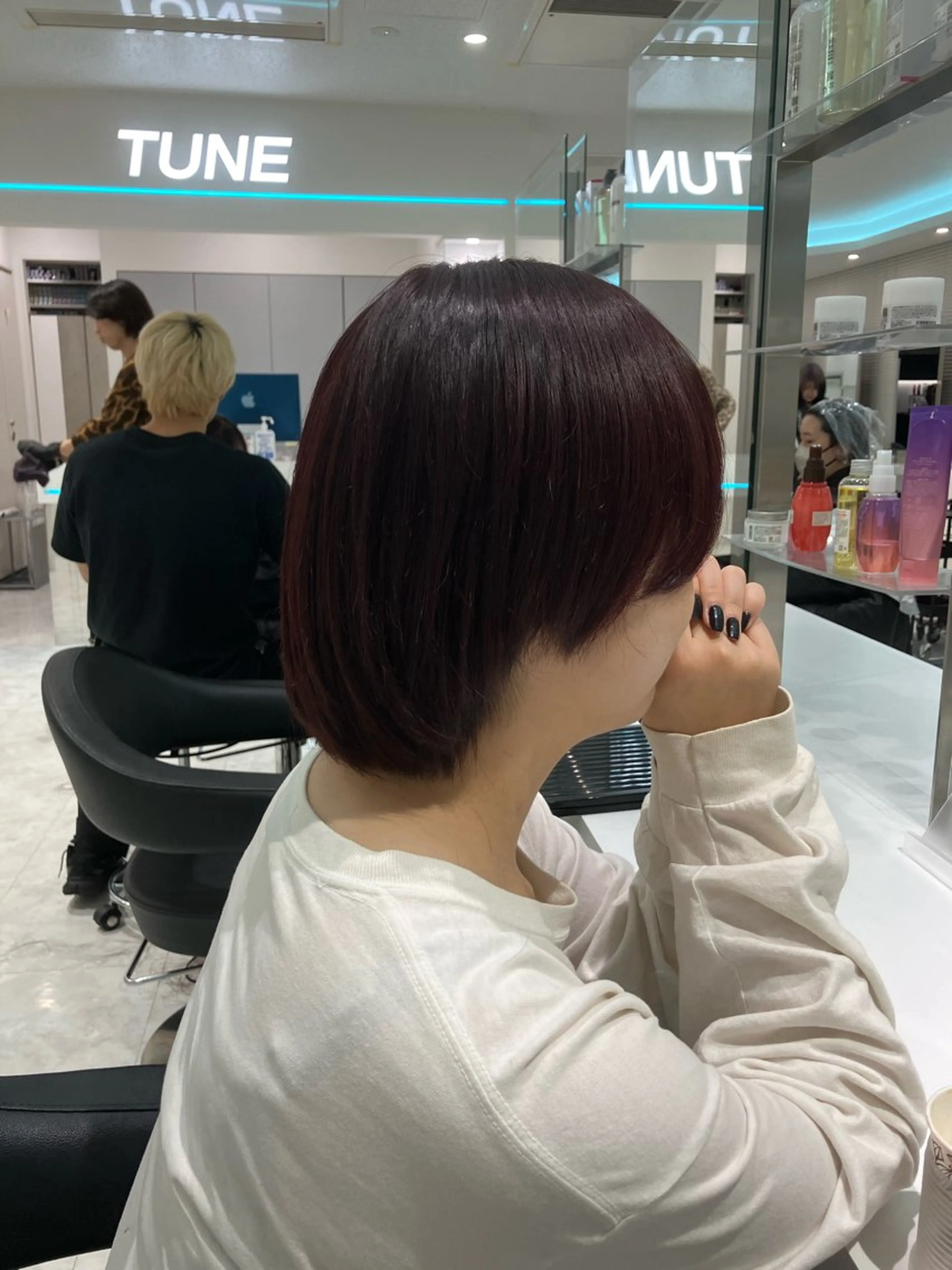 ショート カラー 🫧透明感ラベンダー 似合わせ🫧あい🫧のヘアスタイル