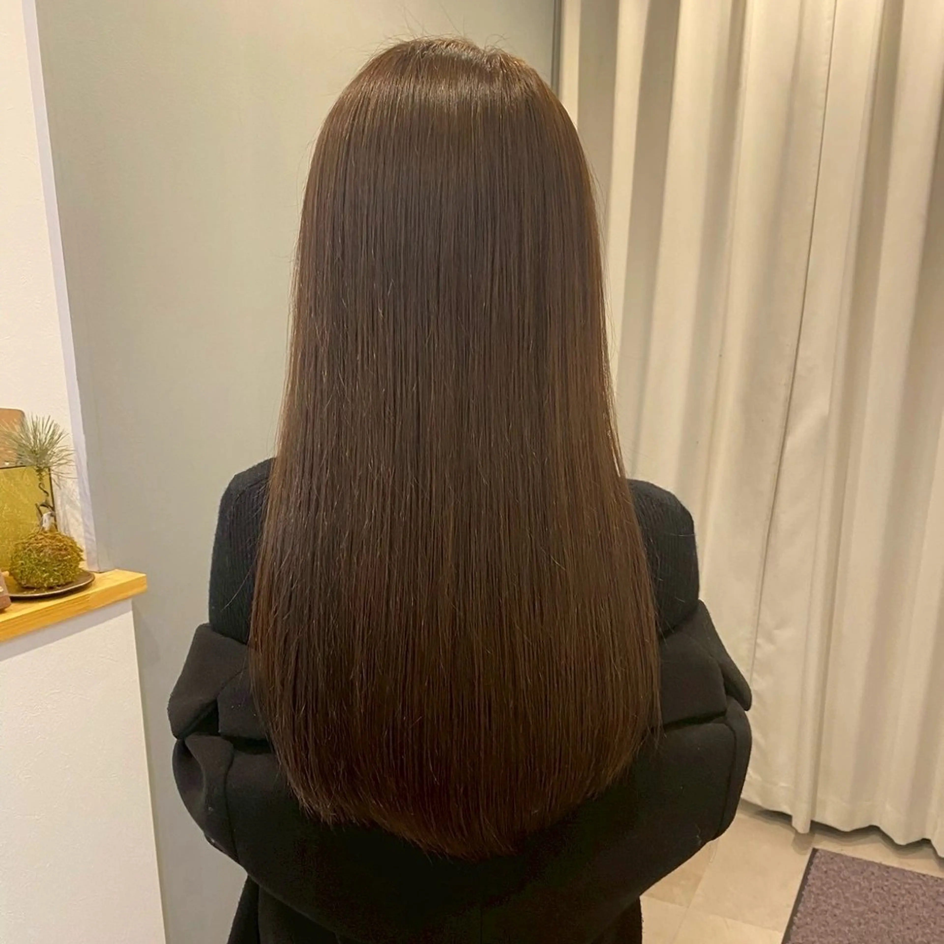 ロング カラー カット ヘアカラー トリートメント ミニモの評価100% /艶カラー/井上あいのヘアスタイル