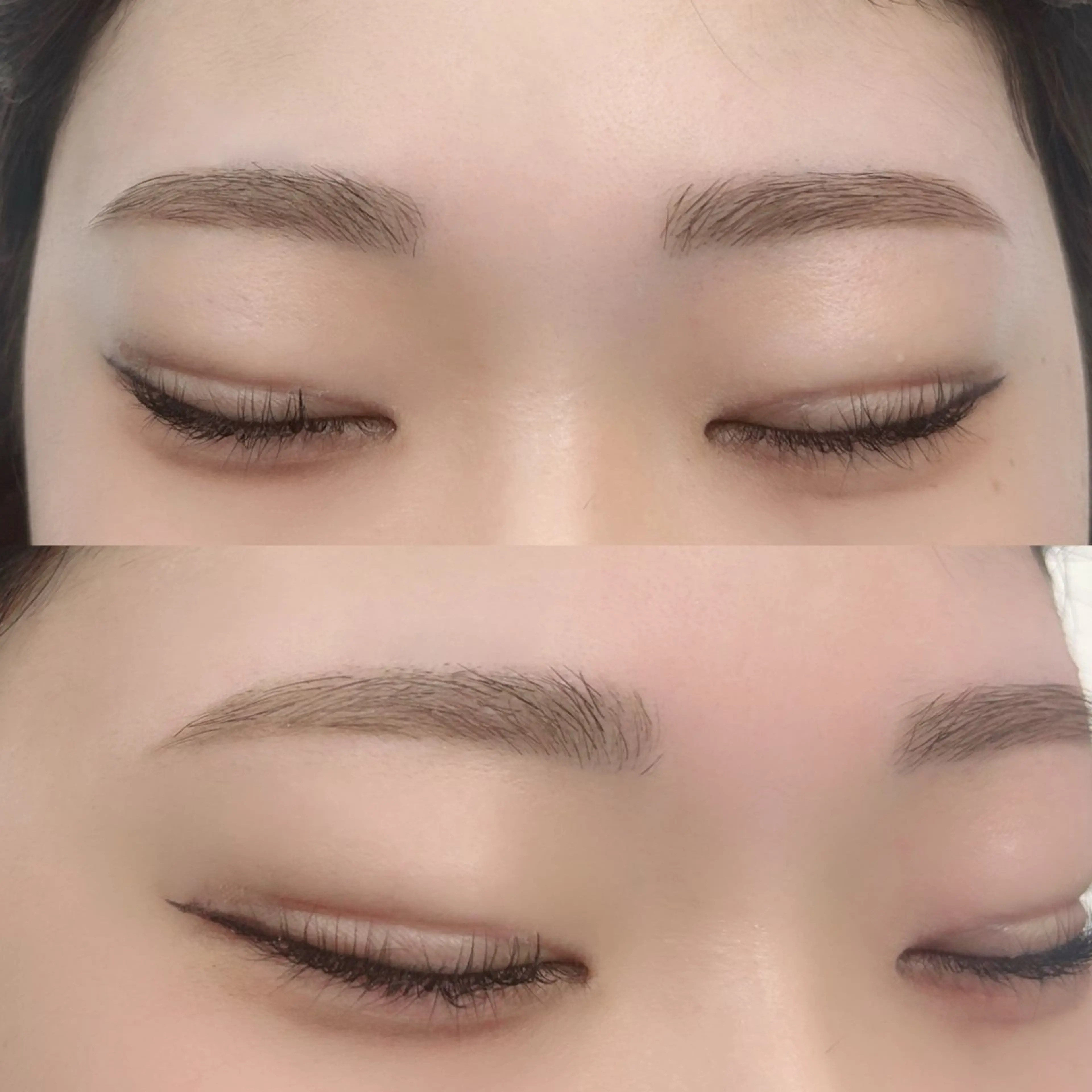 アイブロウ 仲🤍心斎橋/韓国風 束感/パリジェンヌのマツエク・マツパデザイン
