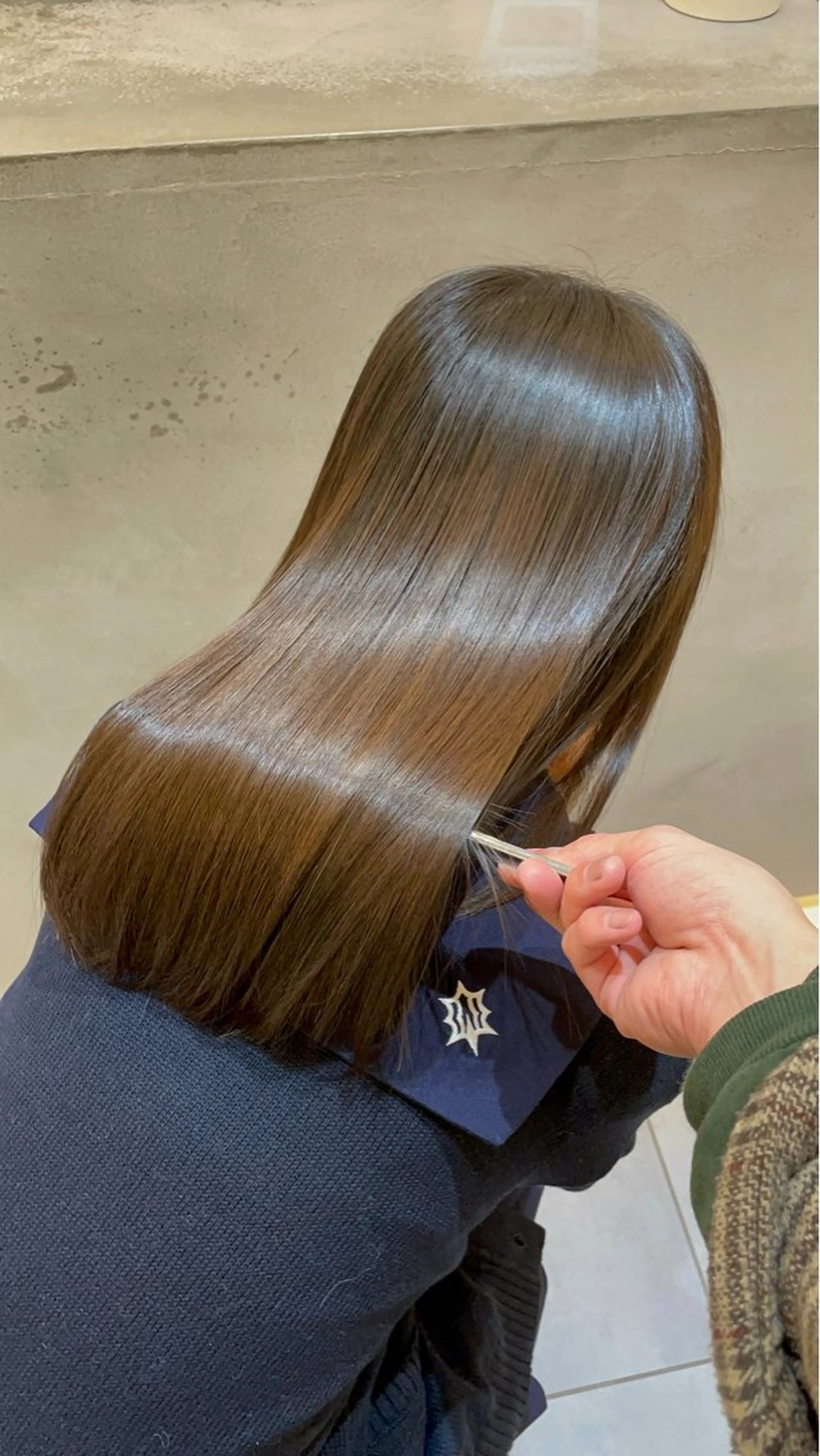 セミロング 髪質改善 トリートメント カット ヘアカラー トリートメント ✨髪質改善✨美髪 矯正🫧小泉のヘアスタイル