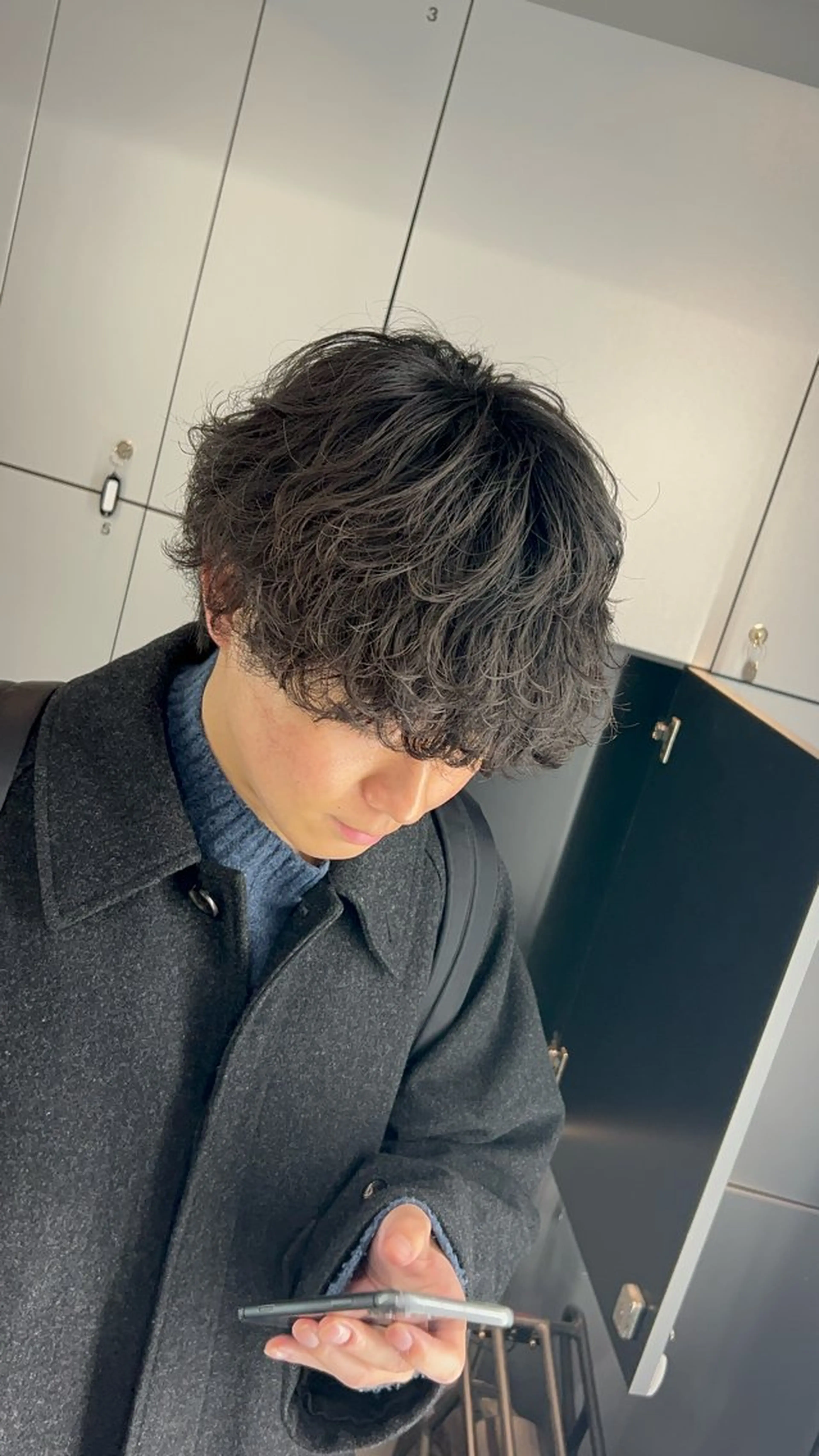 パーマ メンズ 藤平海音/fifth PARKのヘアスタイル