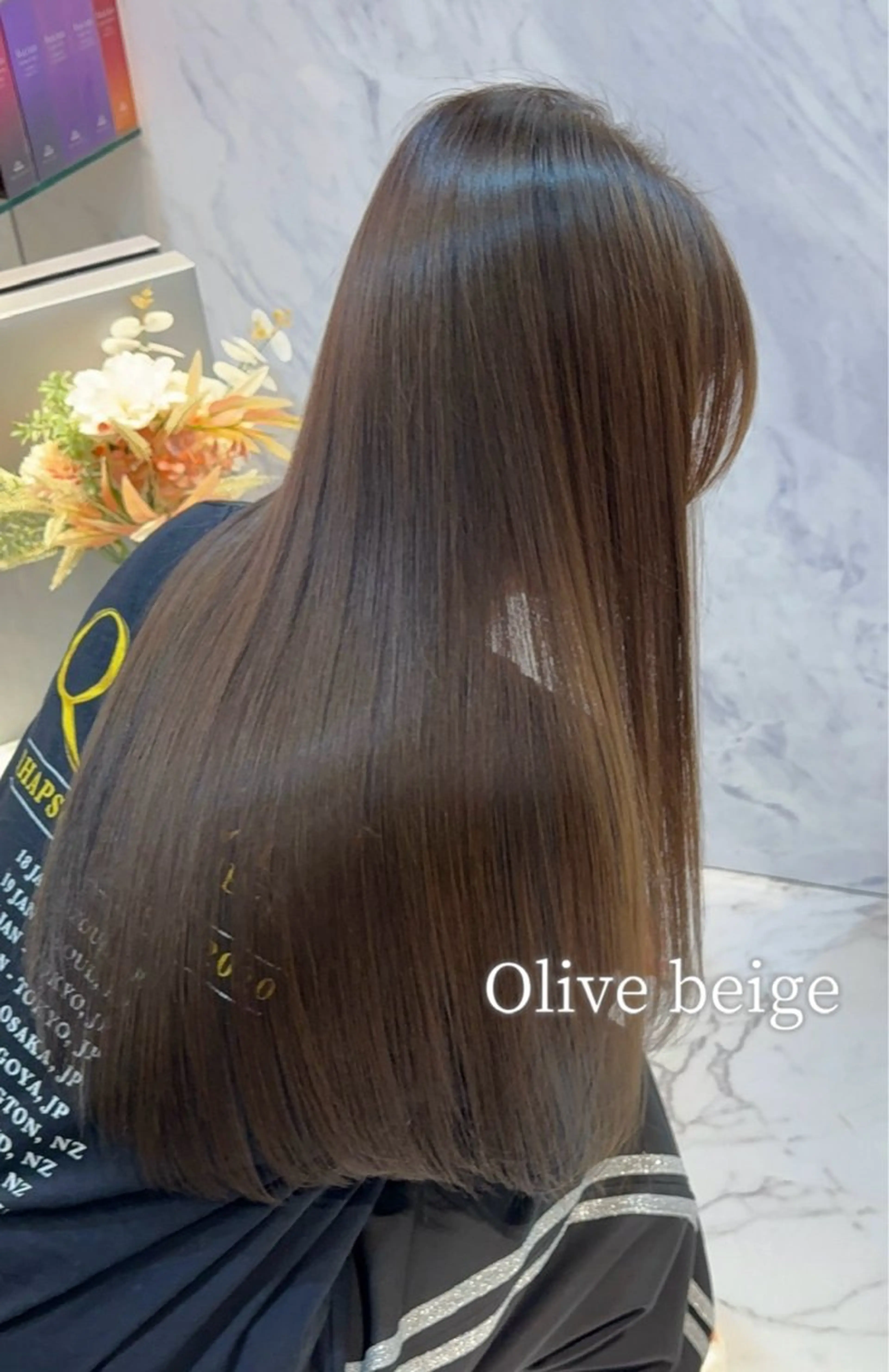 【12月限定】💎🦋メンテナンスカット＋カラー+髪質改善トリートメント+システムトリートメント🦋💎の写真