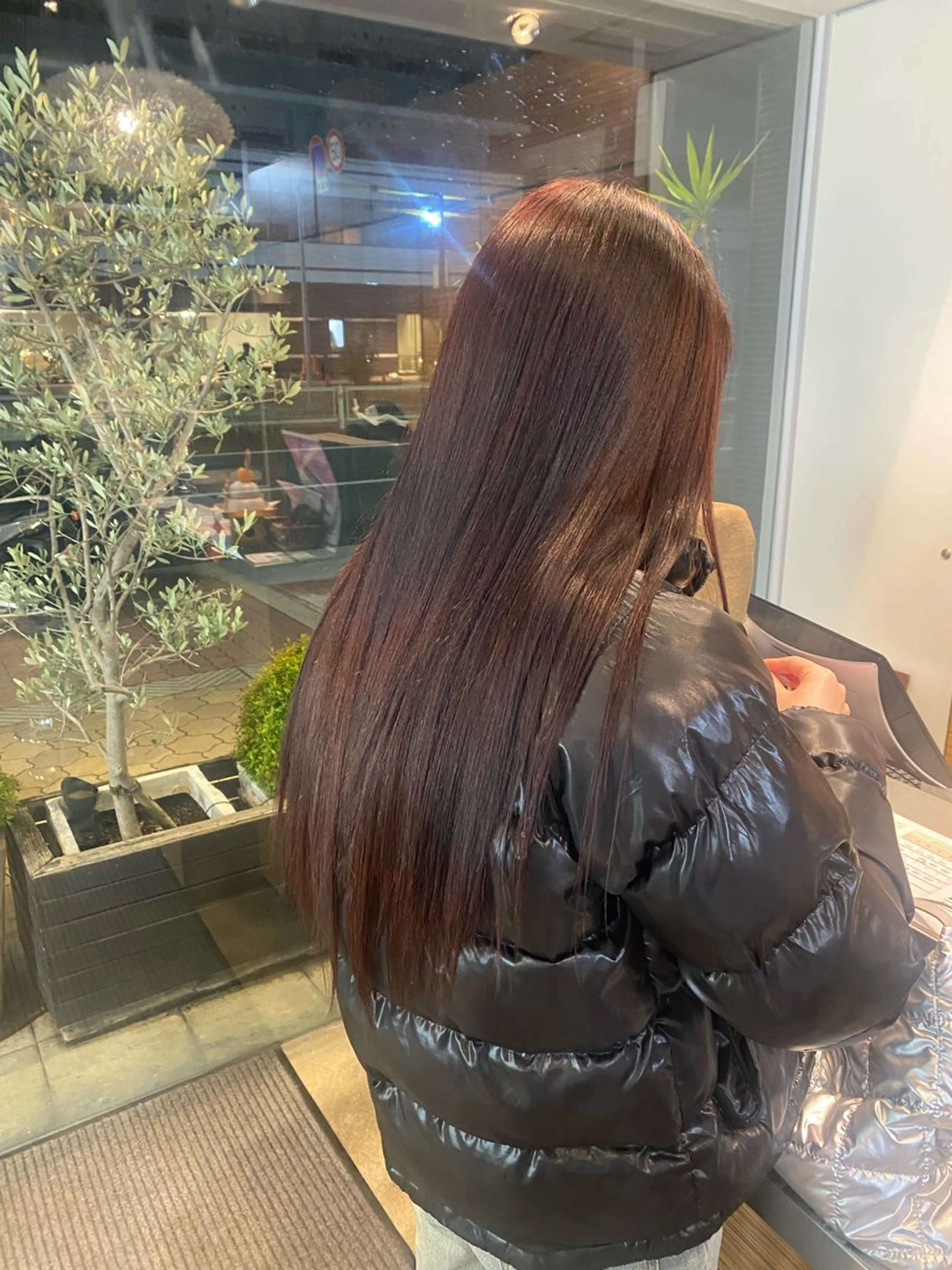 ロング パープルカラー 【creer都島】 ෆ‪irohaෆ‪のヘアスタイル