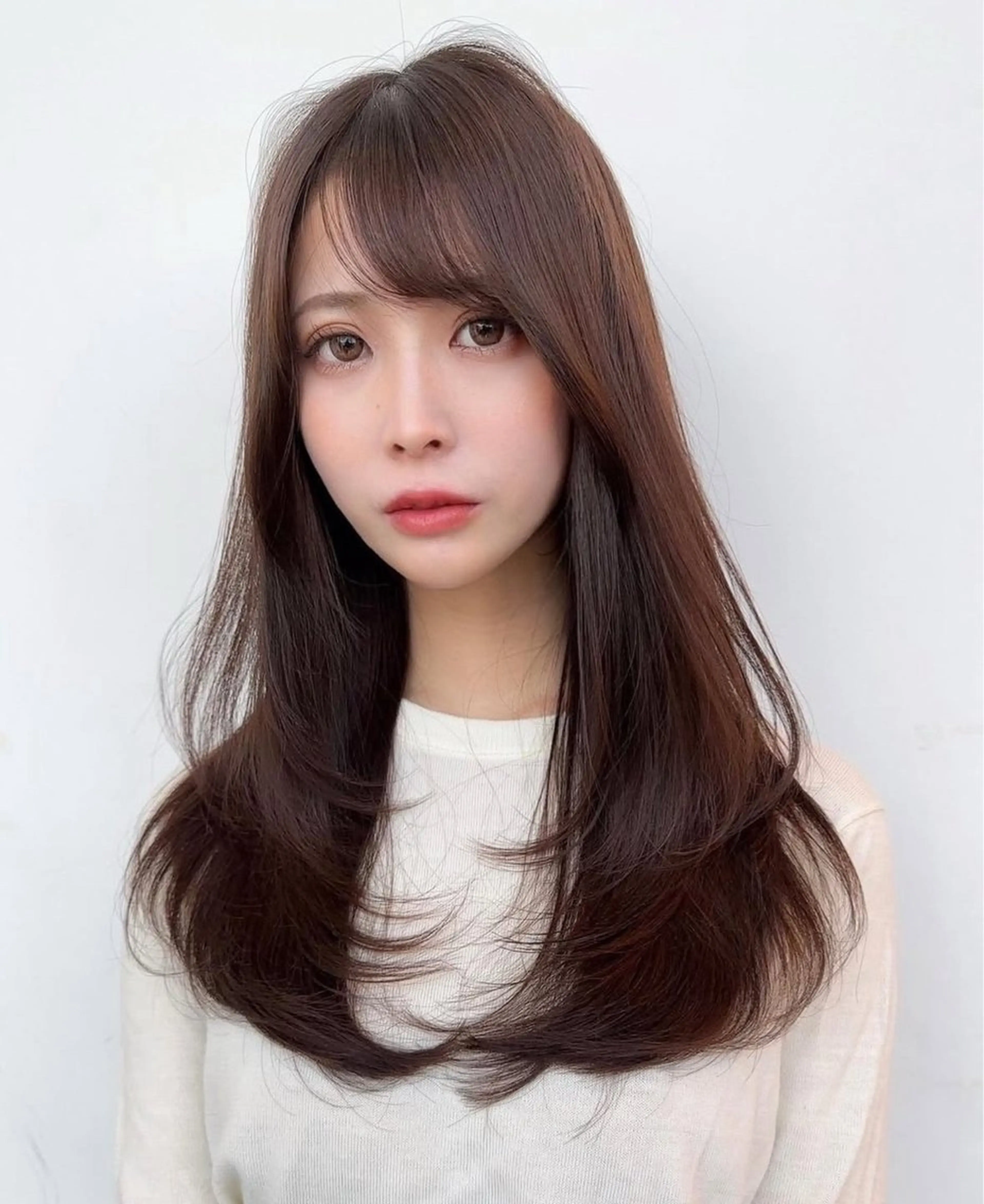 ロング ヘアカラー トリートメント 艶カラー/髪質改善 松沢州途のヘアスタイル