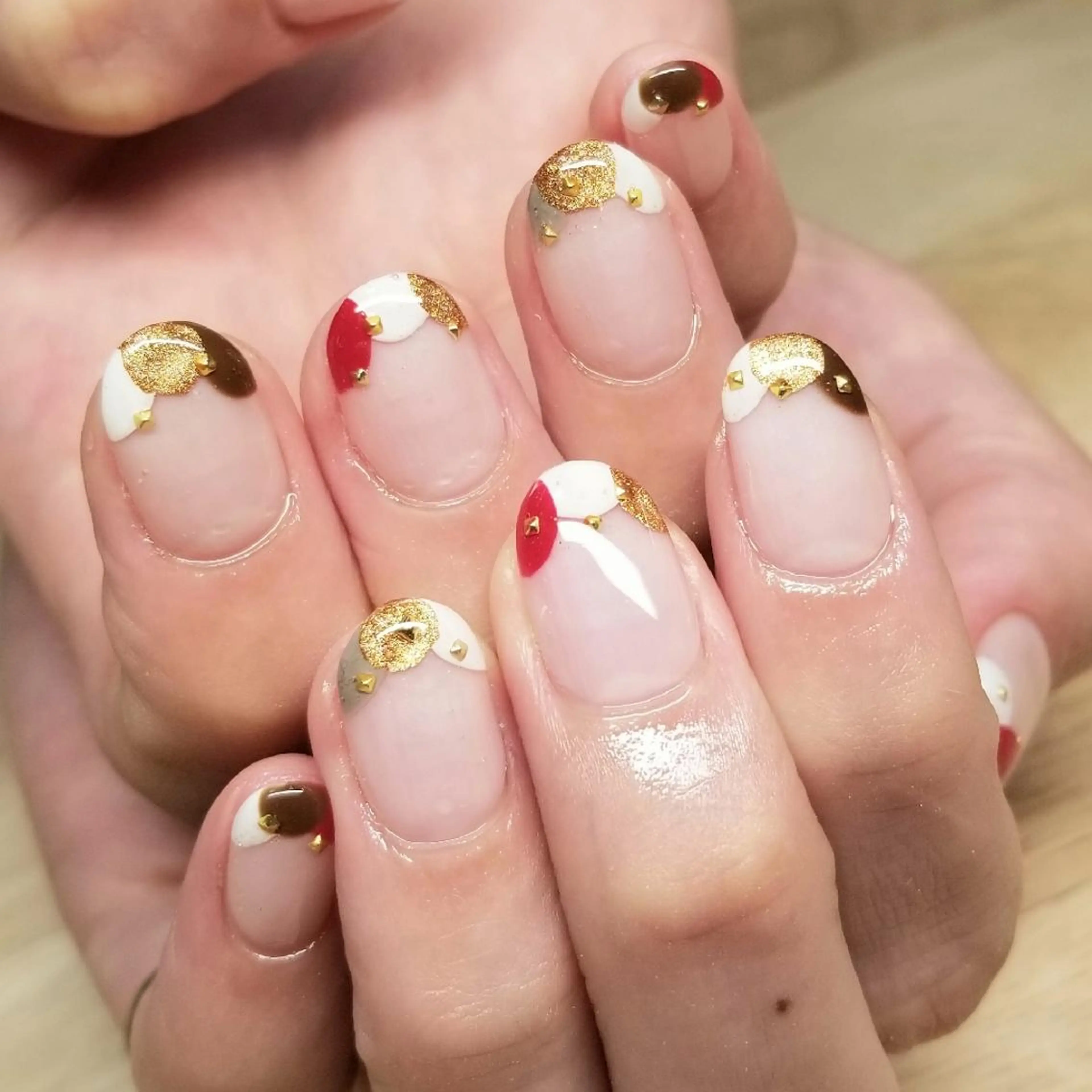 ネイル フレンチネイル L'instant  Nail Artzのネイルデザイン