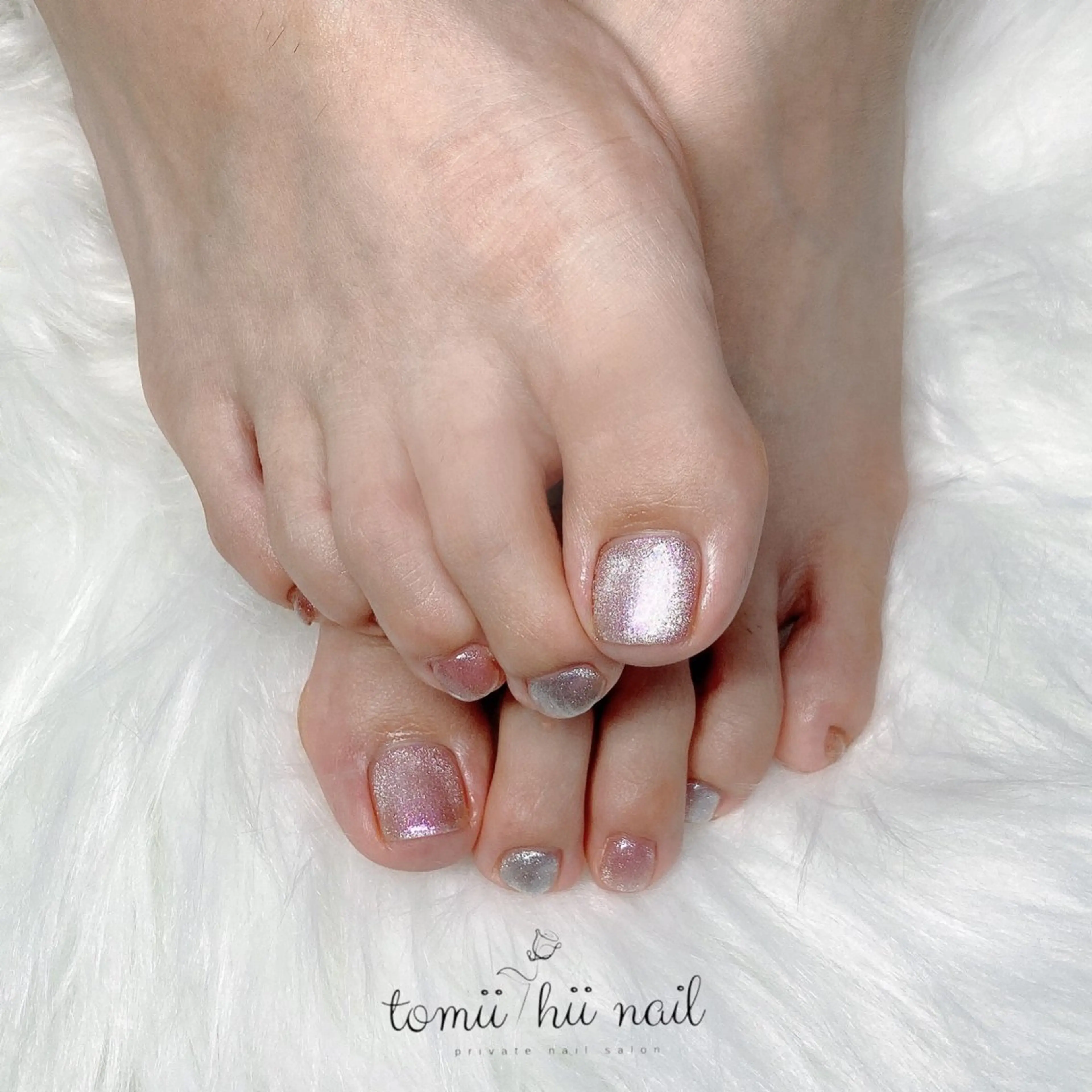 ネイル フットネイル マグネットネイル フットネイル tomii-hii -nailのネイルデザイン