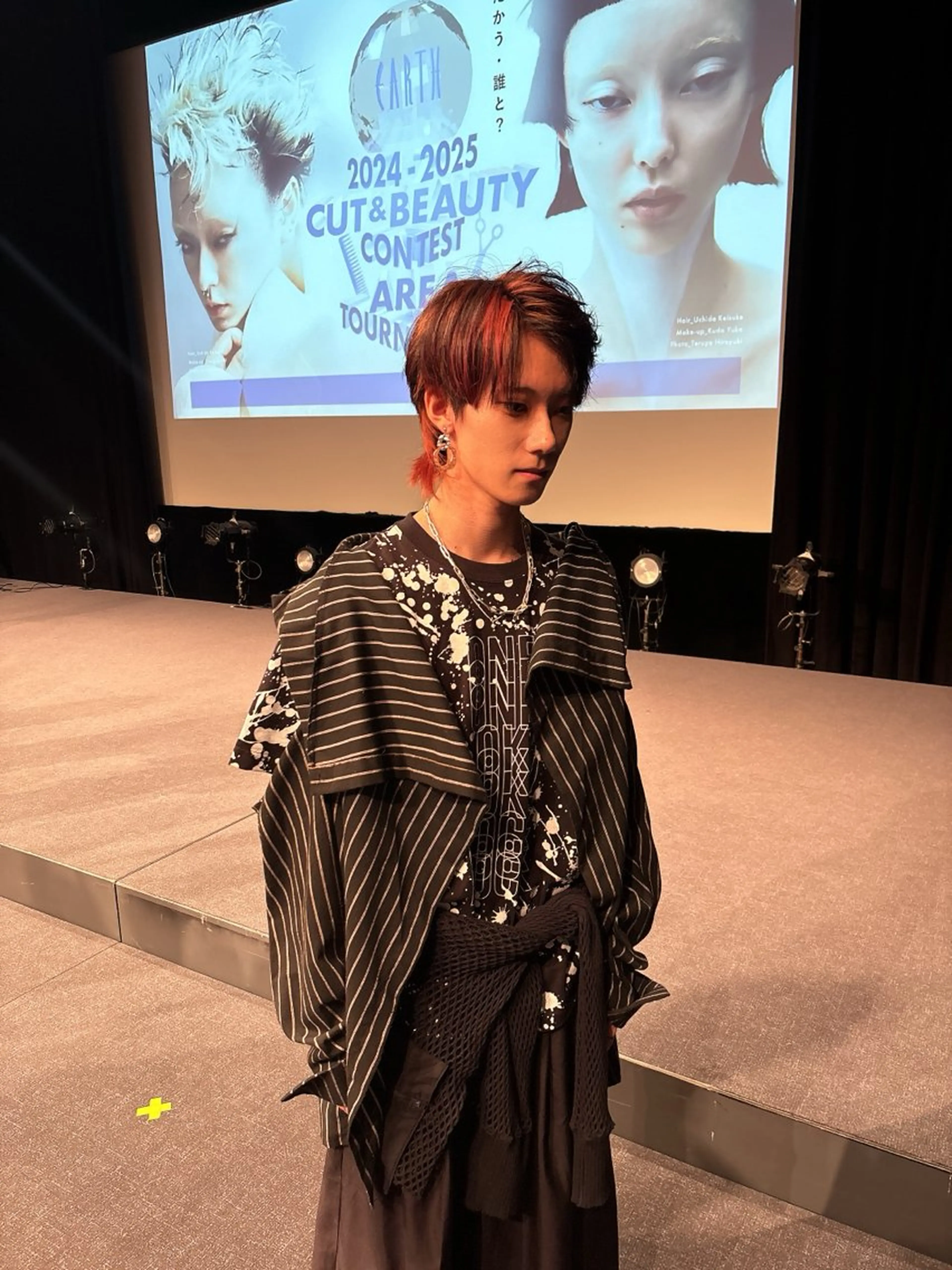 ショート メンズ カット ヘアカラー トリートメント EARTH 寺本尚生のヘアスタイル