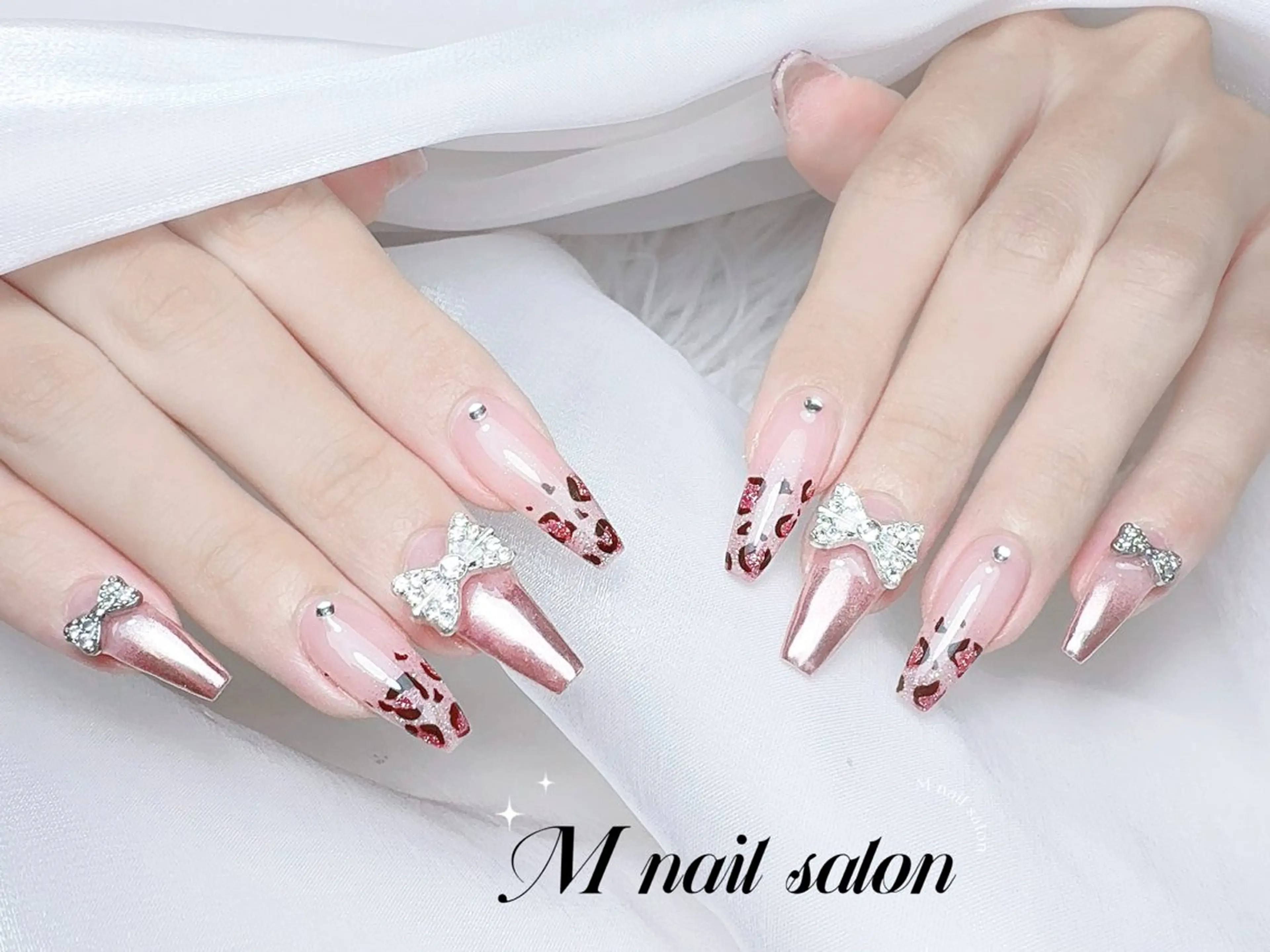 ネイル ハンドネイル M🌷nail 長さだし専門店のネイルデザイン