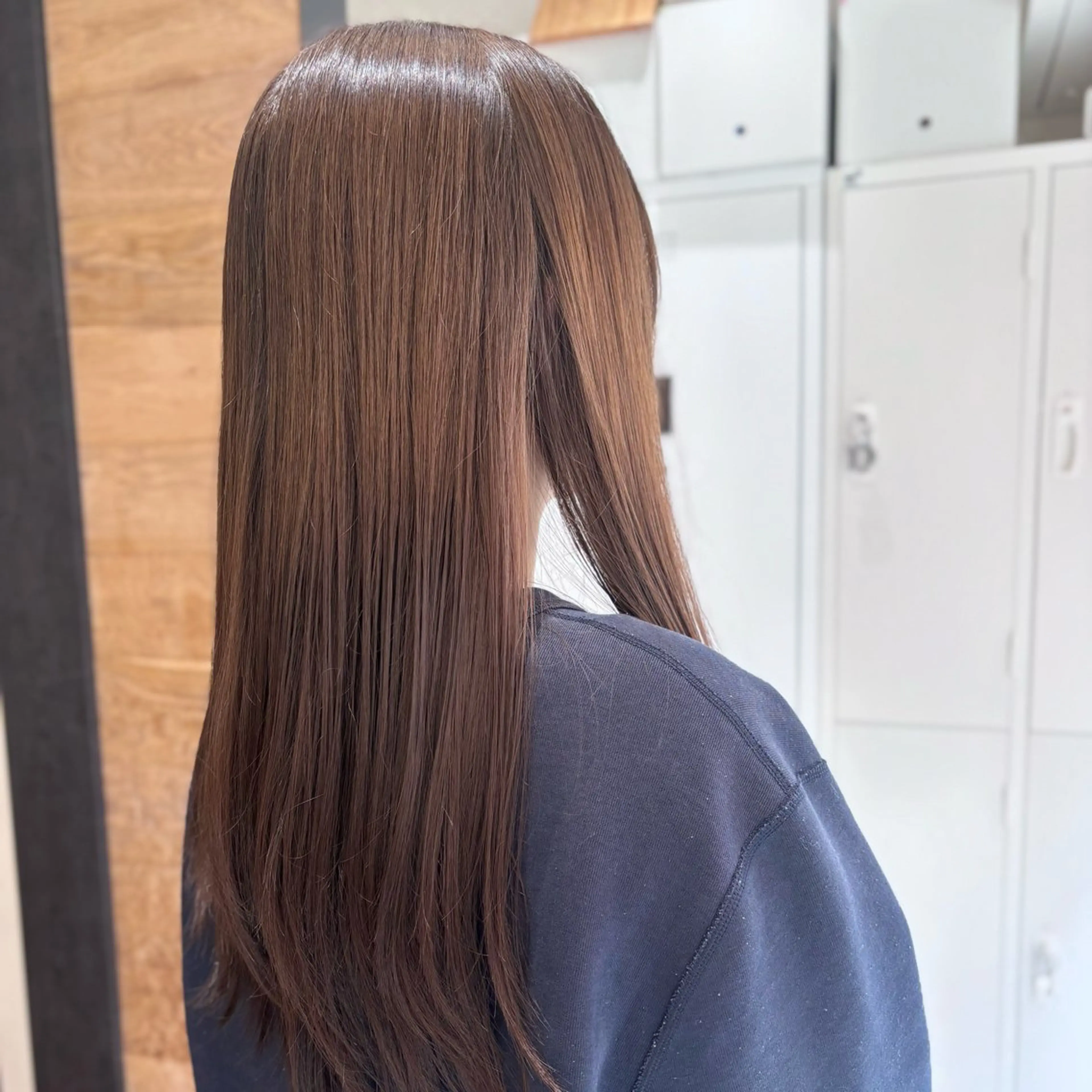 ロング カット ヘアカラー newi京橋 yukaのヘアスタイル