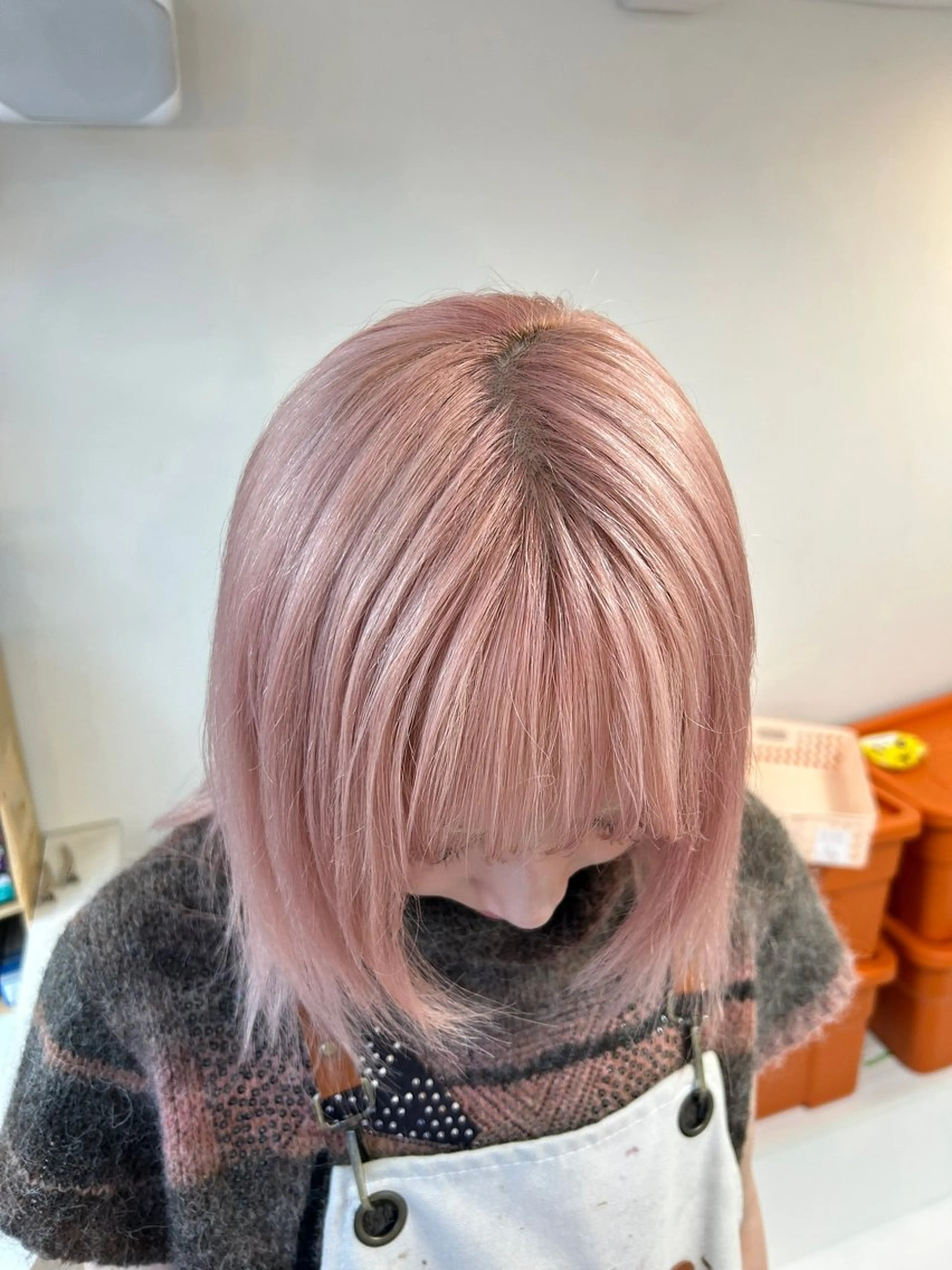 ブリーチカラーモデルの写真