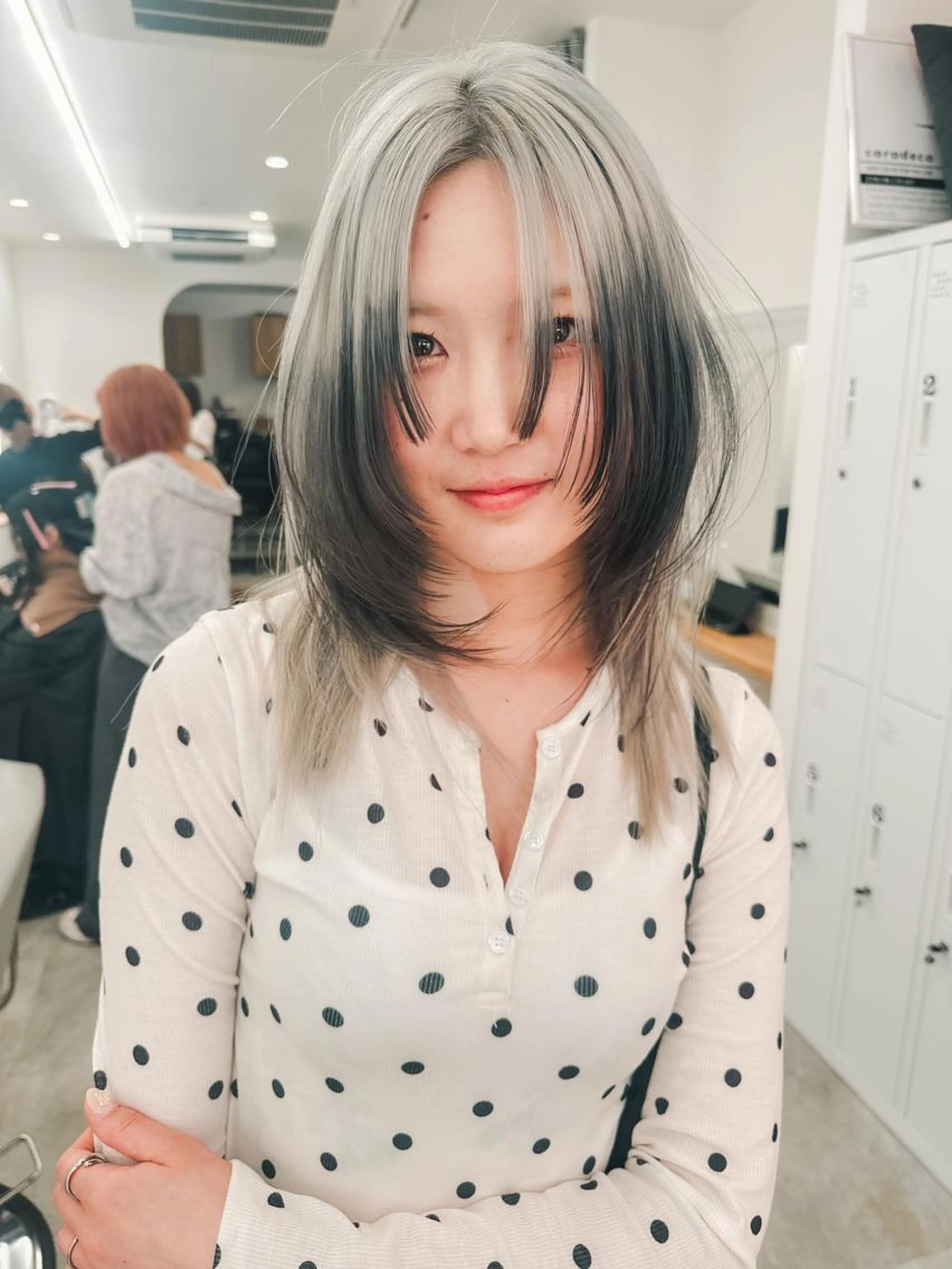 【人気no.1】ツヤツヤケアブリーチダブルカラー+濃密トリートメントの写真