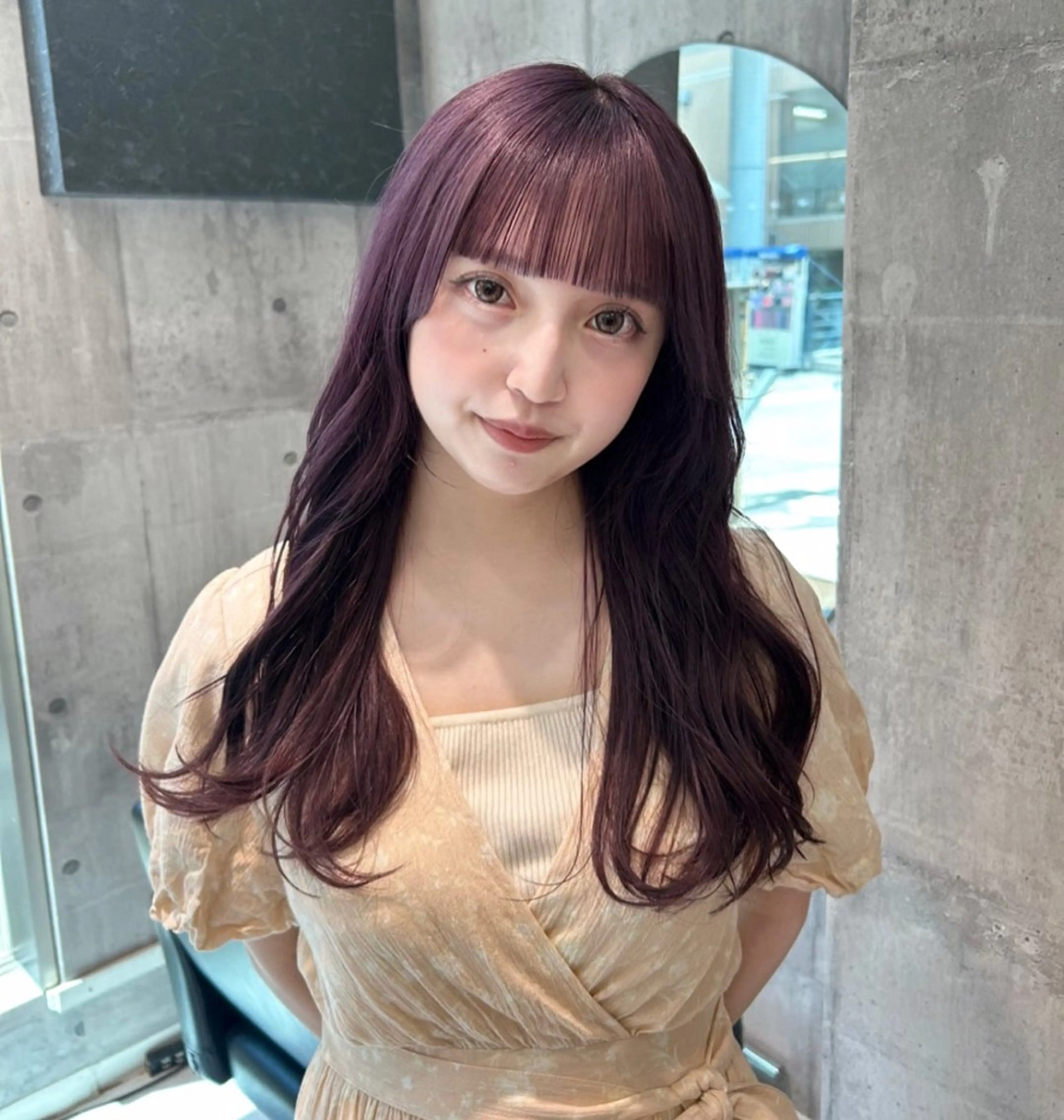 【💕🧸10月限定メニュー🧸💕】新規様限定価格!ブリーチなし艶々ワンカラー＋高保湿トリートメントの写真