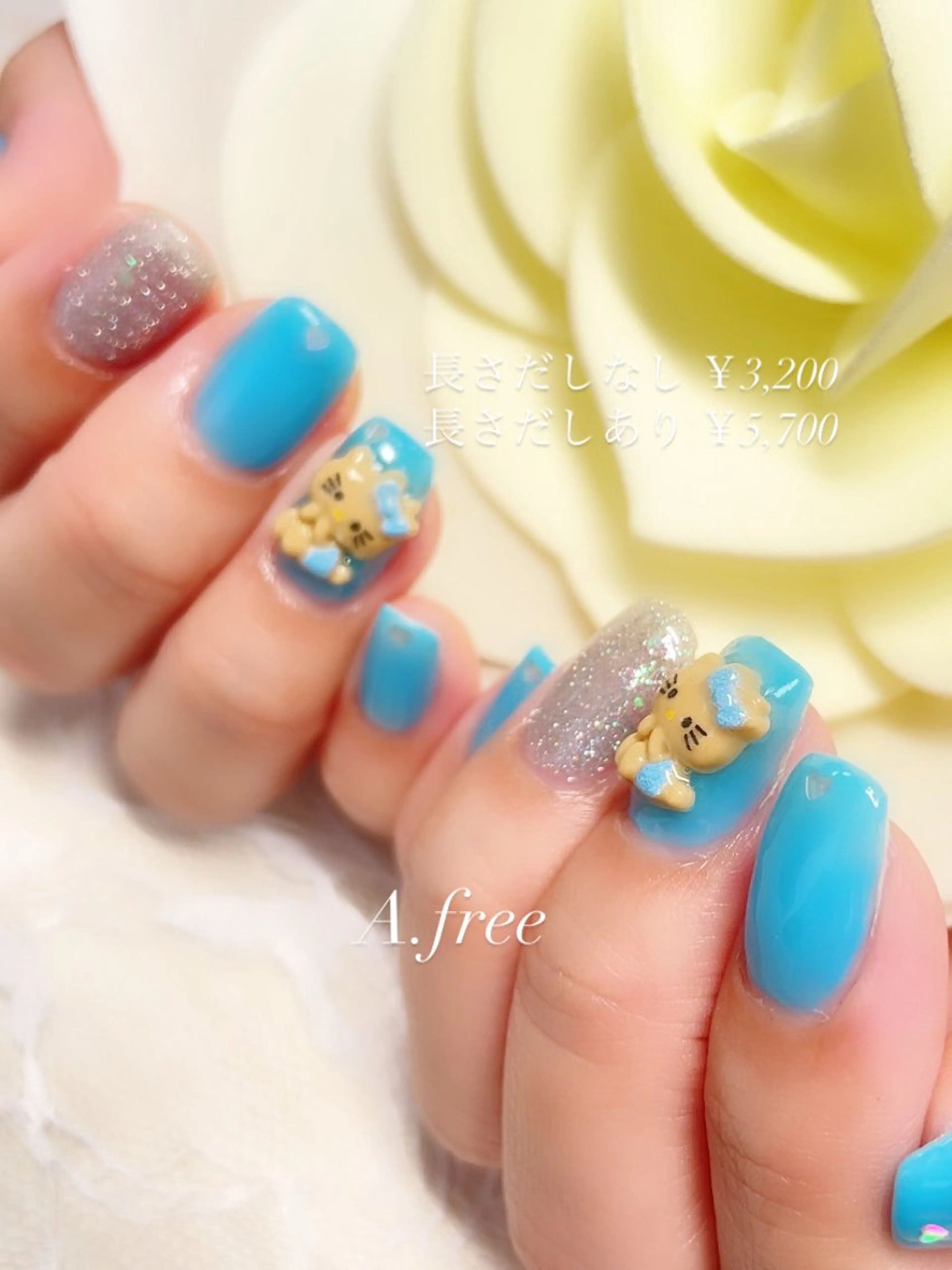 ネイル ハンドネイル A.free✧*｡ アレルギー対応✧*｡のネイルデザイン
