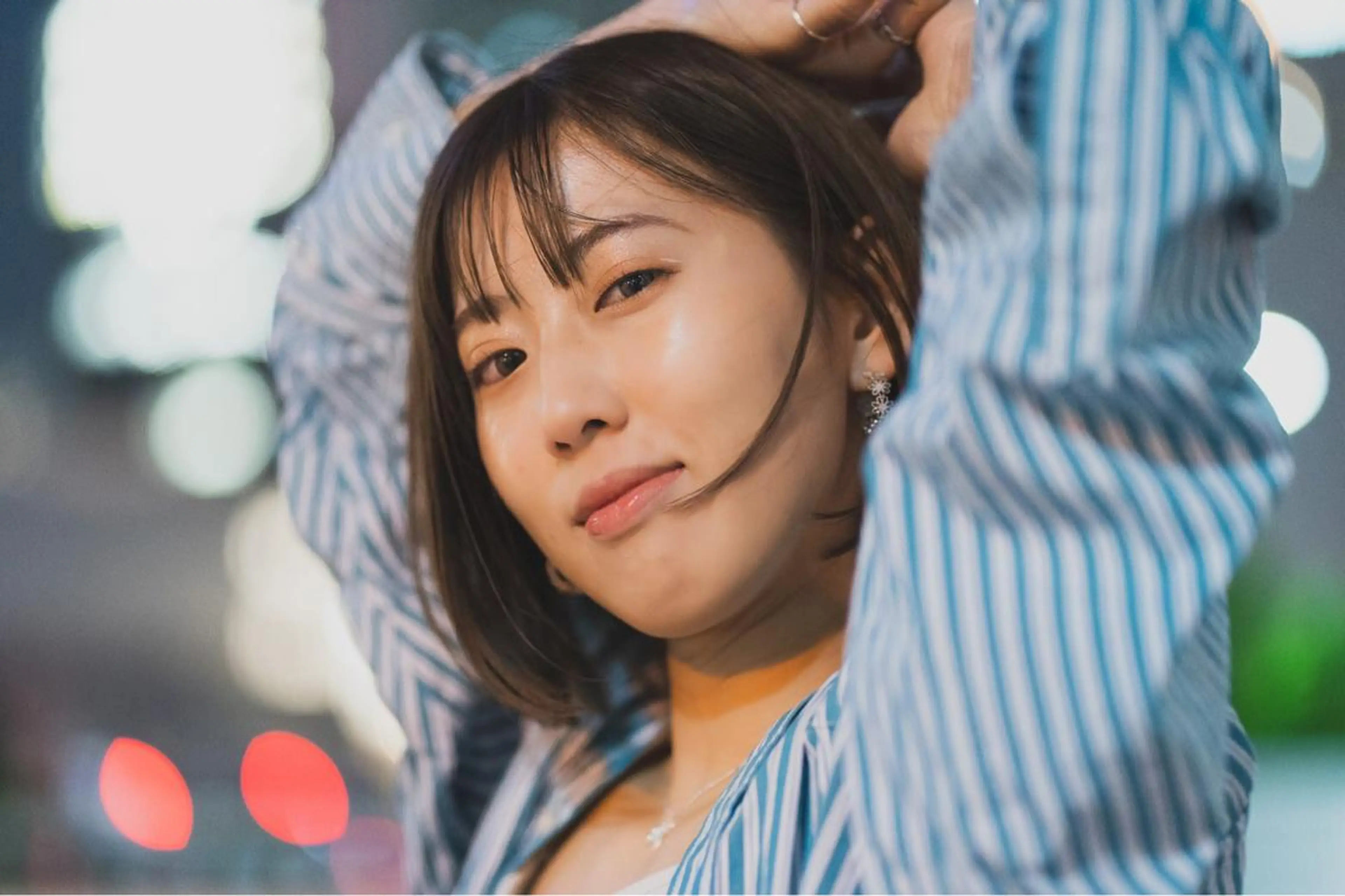 ショート カラー カット ヘアカラー トリートメント 1inch所属・透明感カラー/似合わ せカット/亀井唯登のヘアスタイル