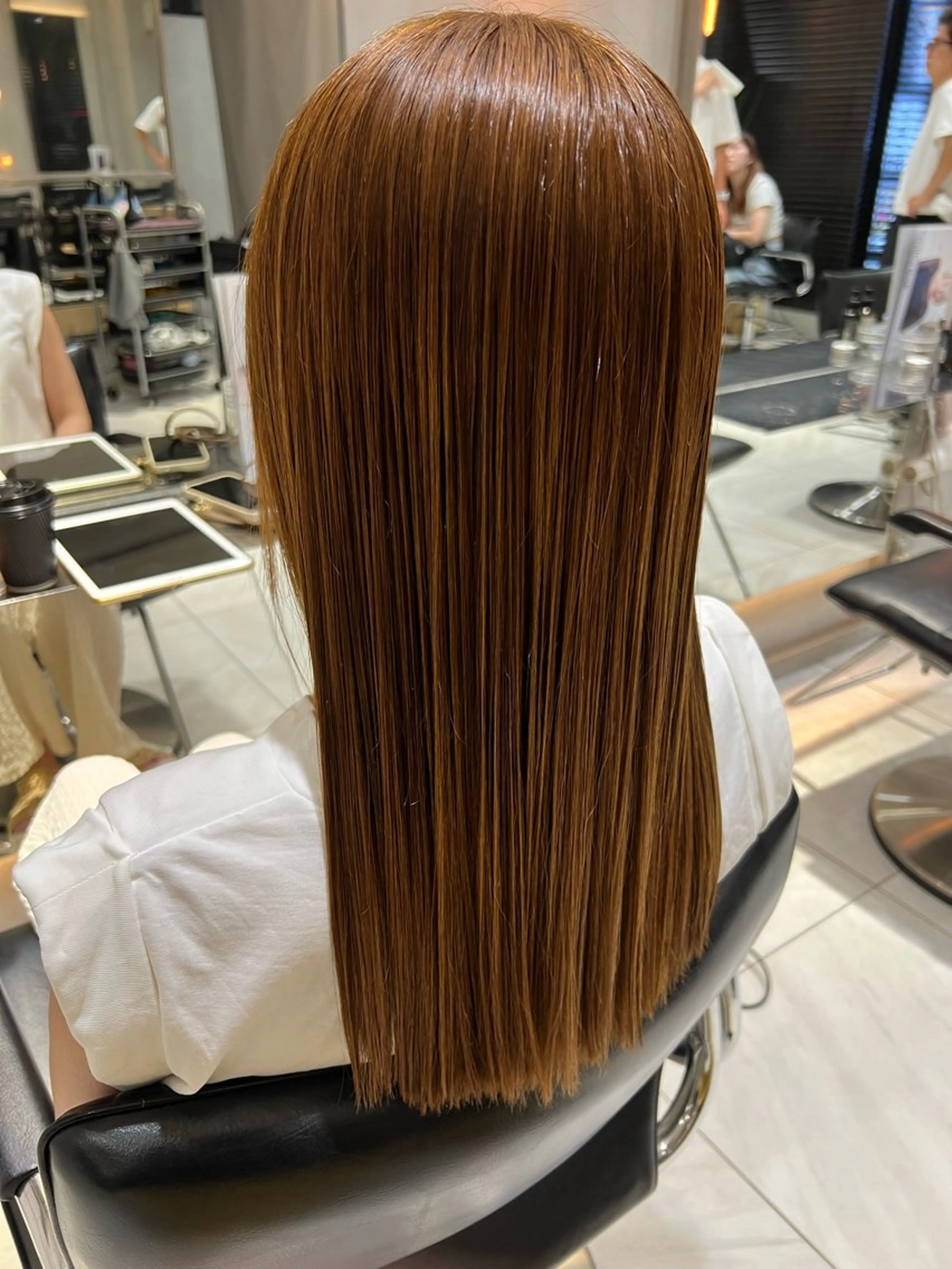 ロング 縮毛矯正 トリートメント ヘッドスパ ヘアセット ニュアンス 🦎Raitoのヘアスタイル