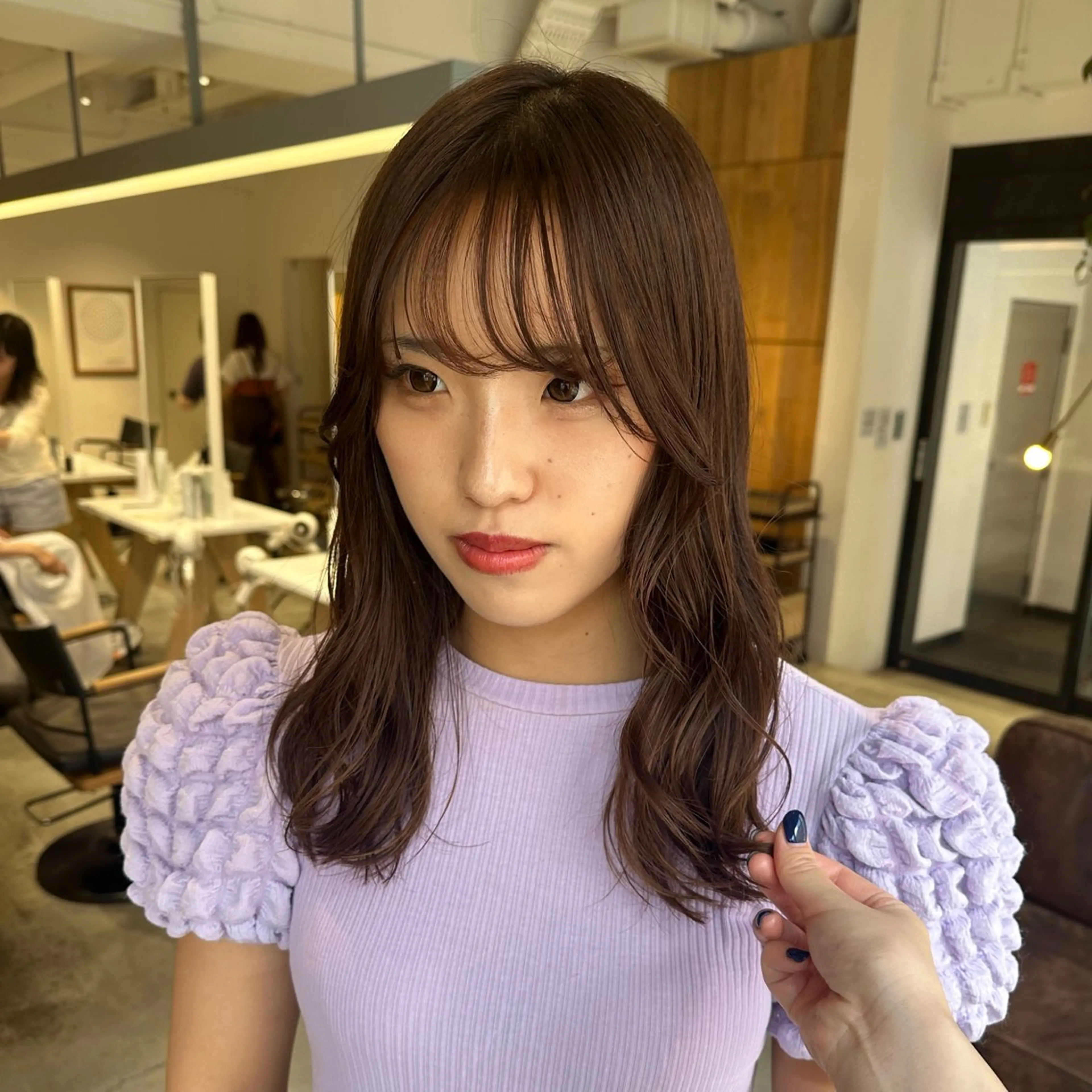 ミディアム レイヤーカット 優依 /カットモデル募集中のヘアスタイル