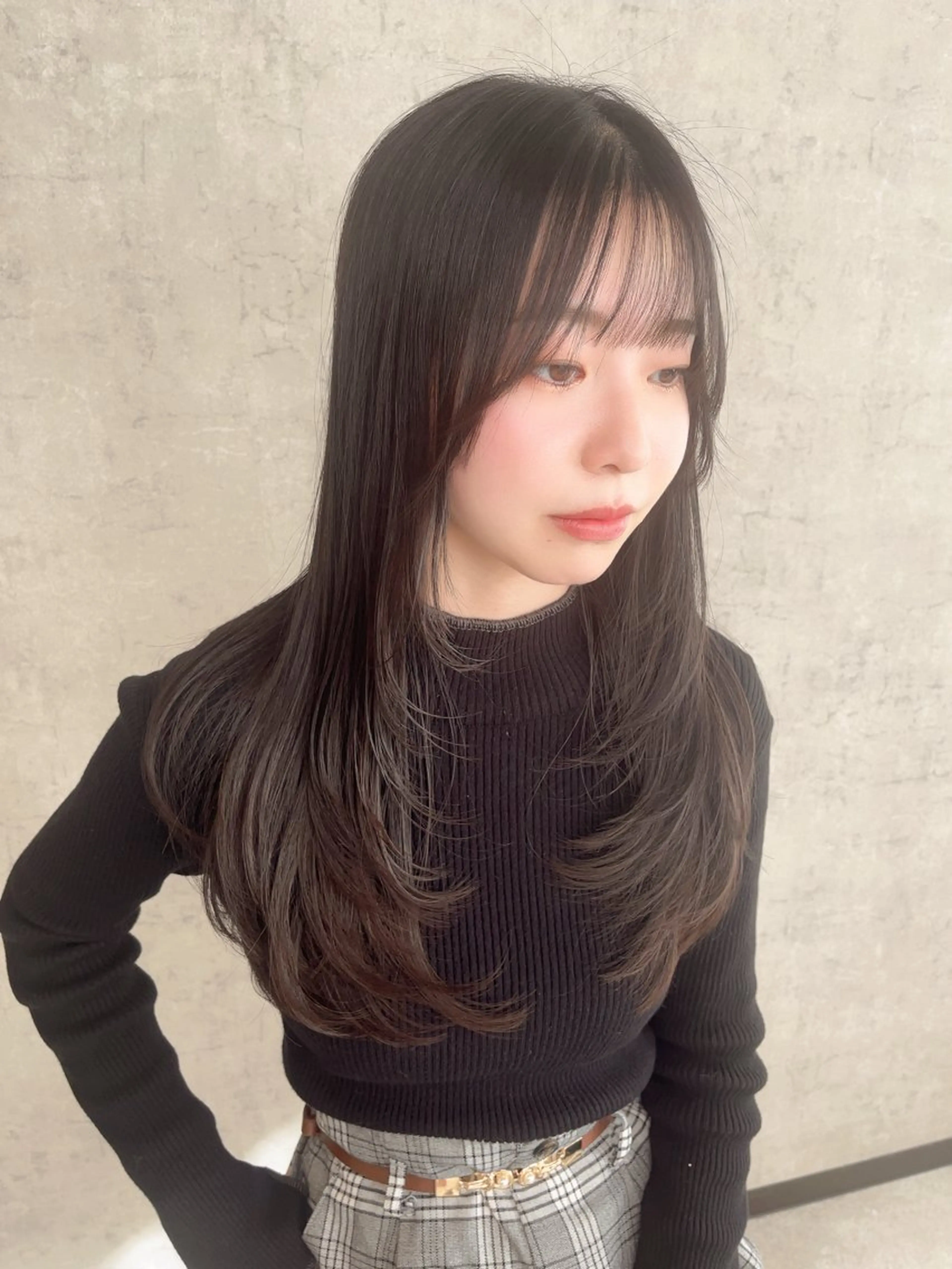 ロング カット ヘアカラー トリートメント KAEDE🎀 ジャニオタ美容師のヘアスタイル