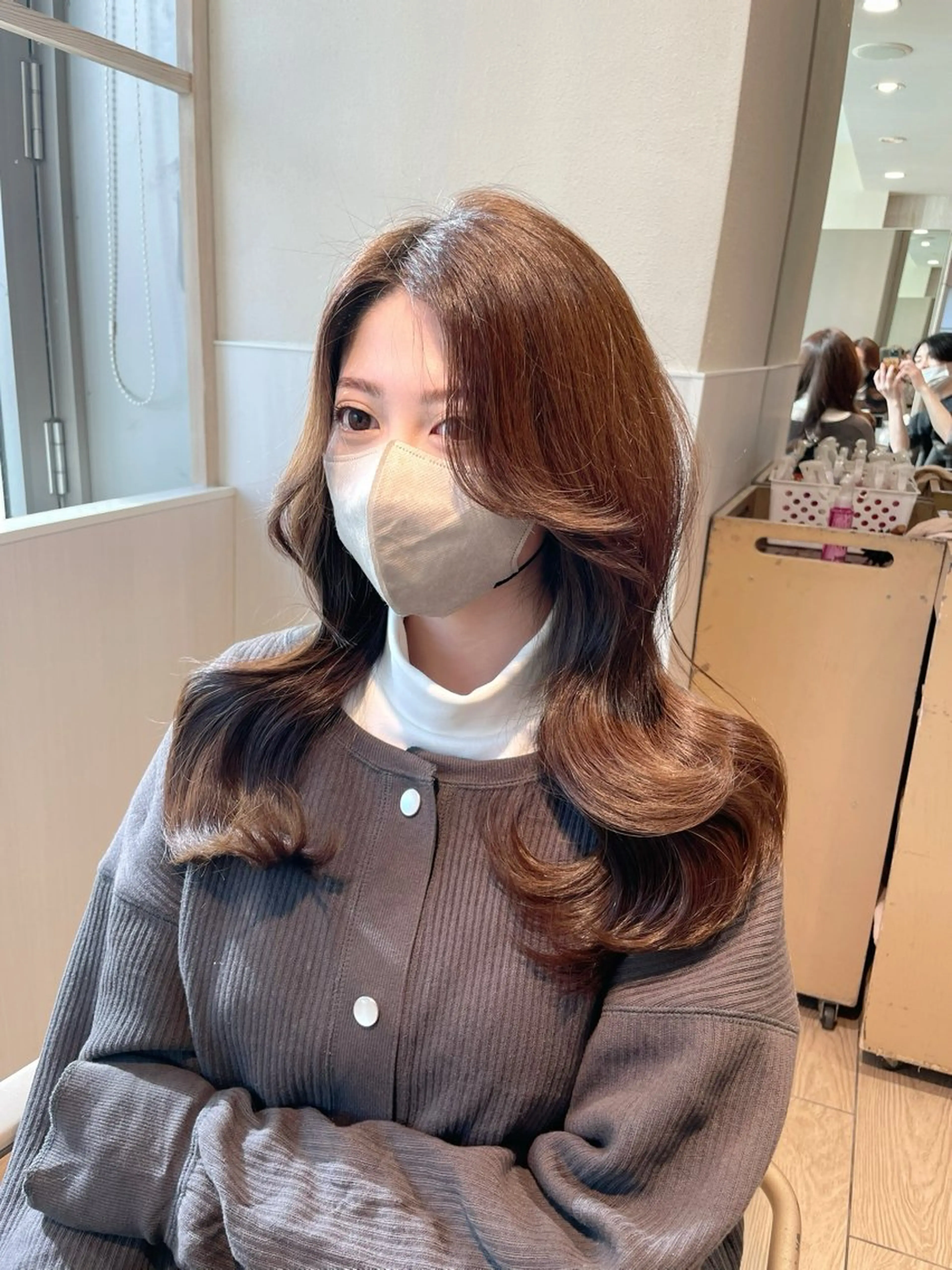 ロング カット ヘアカラー トリートメント アフロートディル表参道店所属・艶髪カラー/レイヤー カット/表参道　寺崎のヘアスタイル
