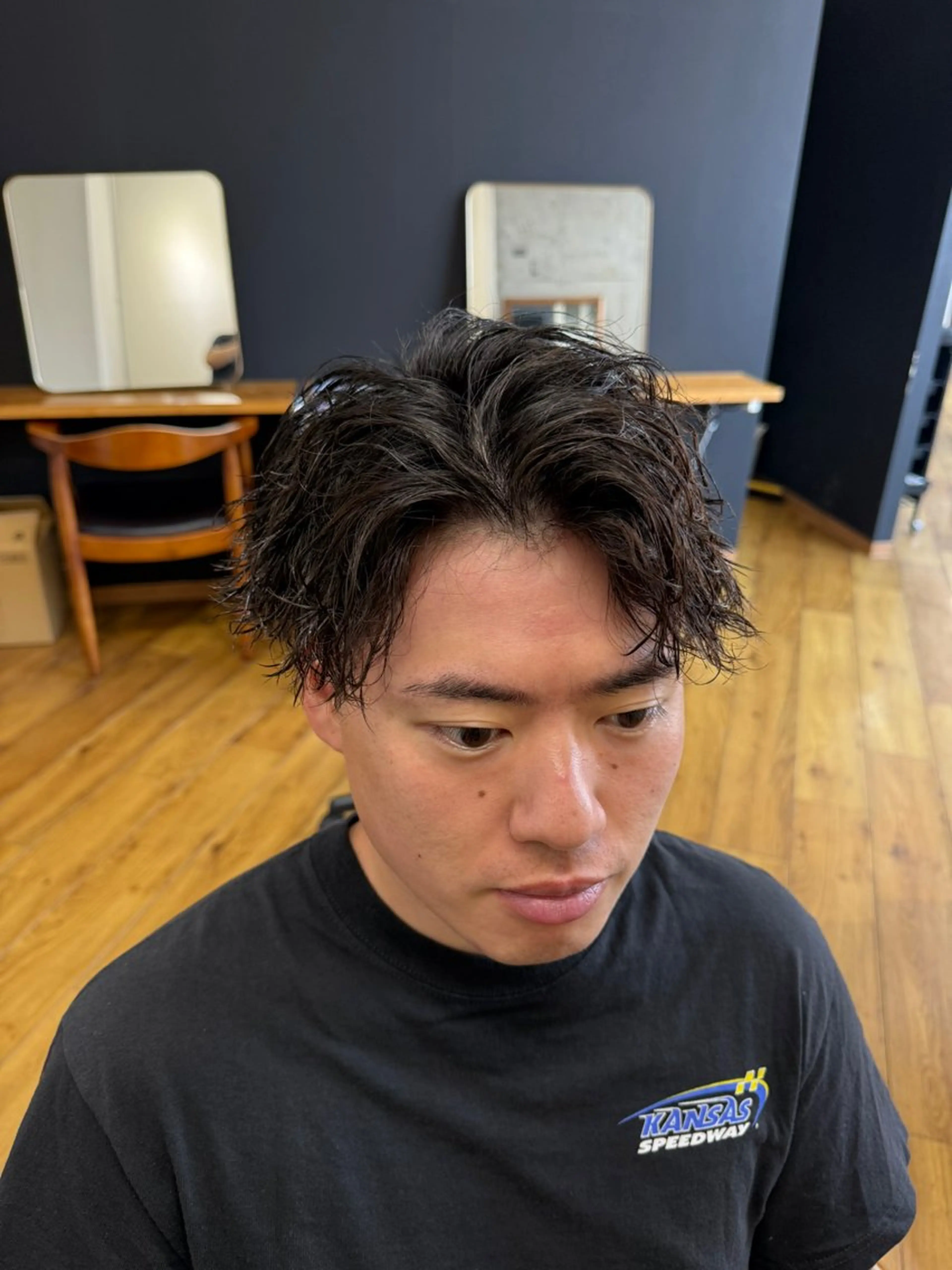 メンズ カット パーマ 【バレイヤージュ】 🔥メンズRYUTAのヘアスタイル