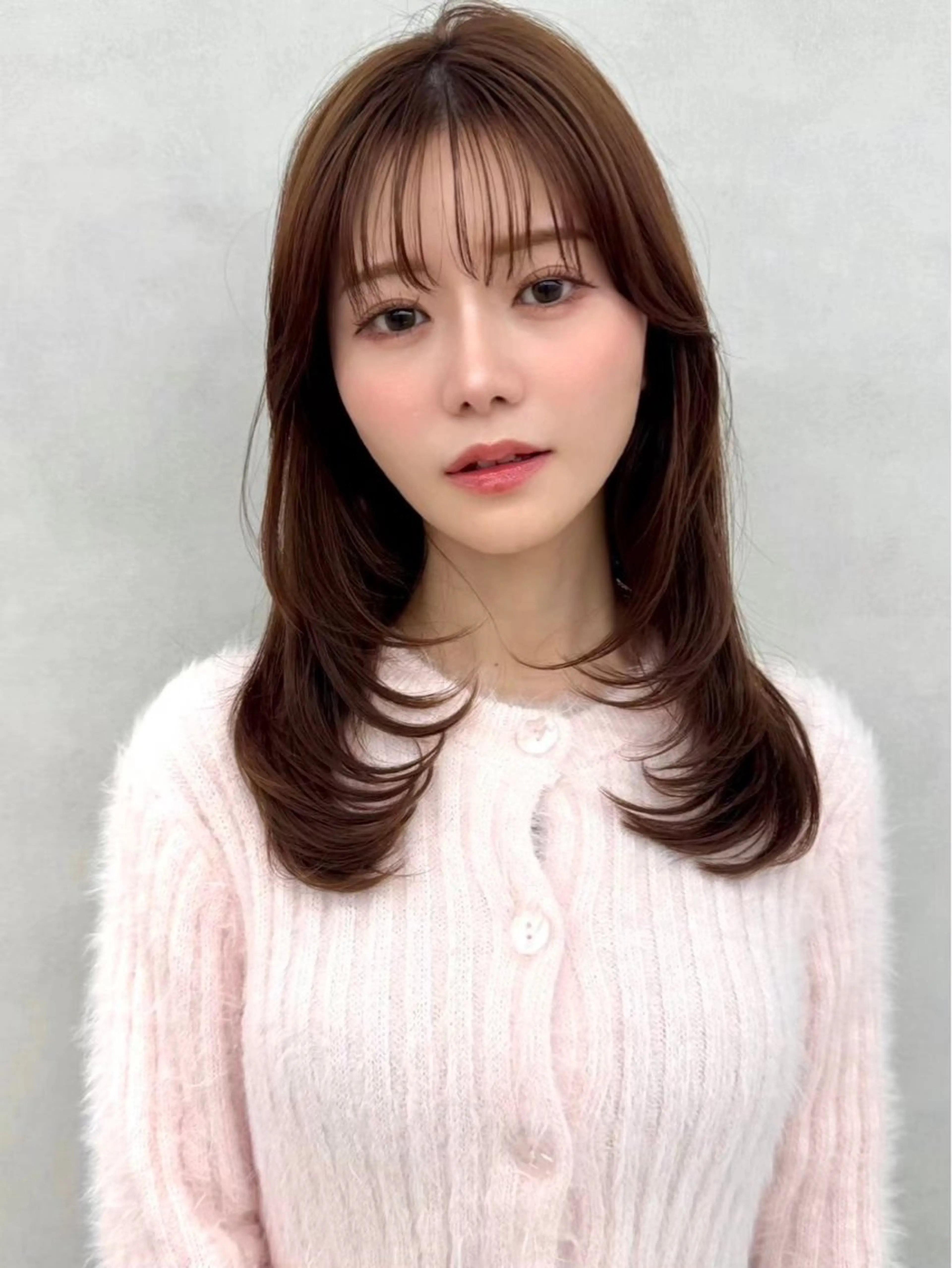 ミディアム ヘアカラー 🎀暖色カラー/ ピンク🎀mikuのヘアスタイル
