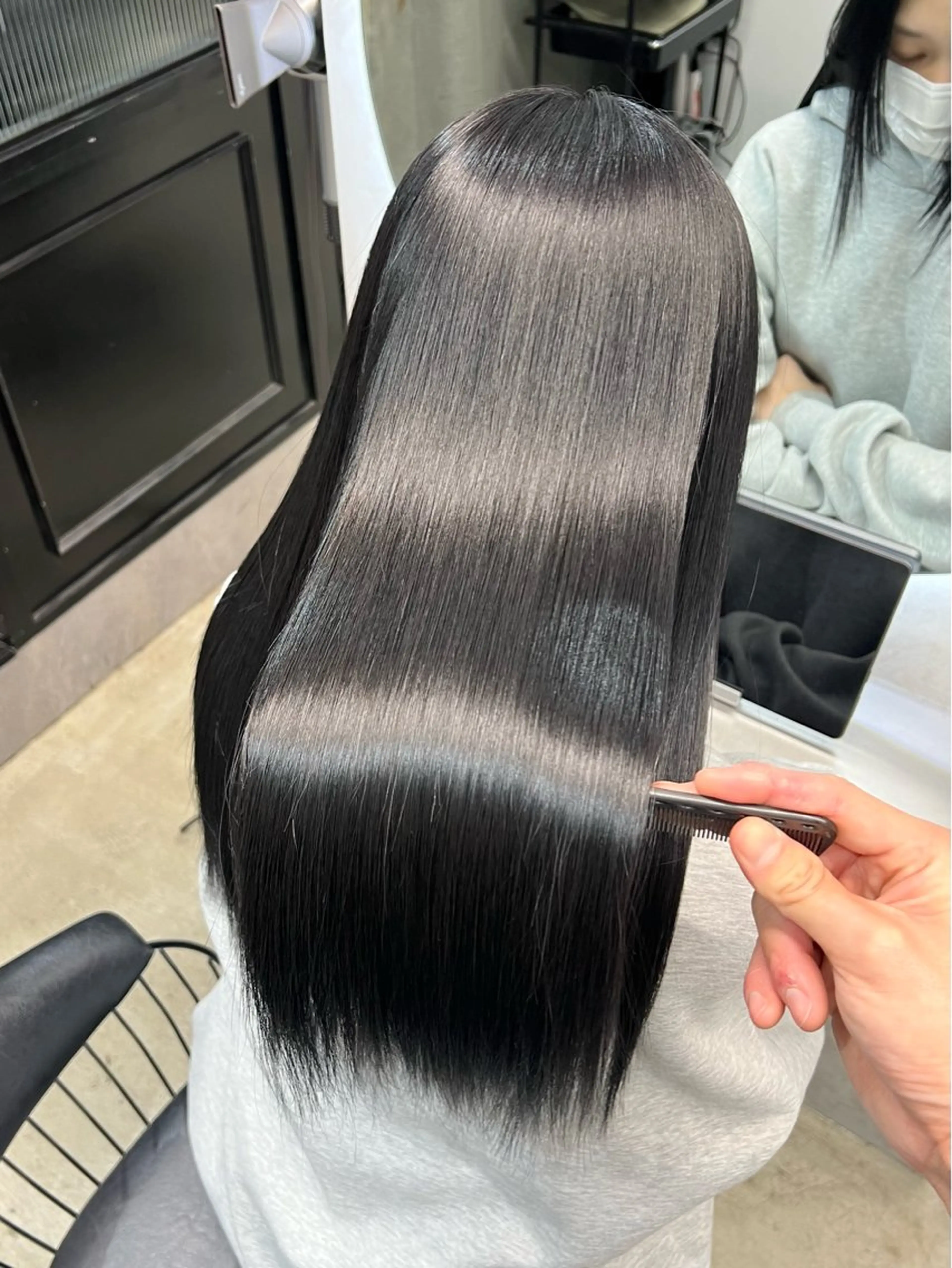 ロング カラー カット ヘアカラー トリートメント etora 渋谷所属・itaru/網紅ヘア 🇨🇳ケラチンTRのヘアスタイル