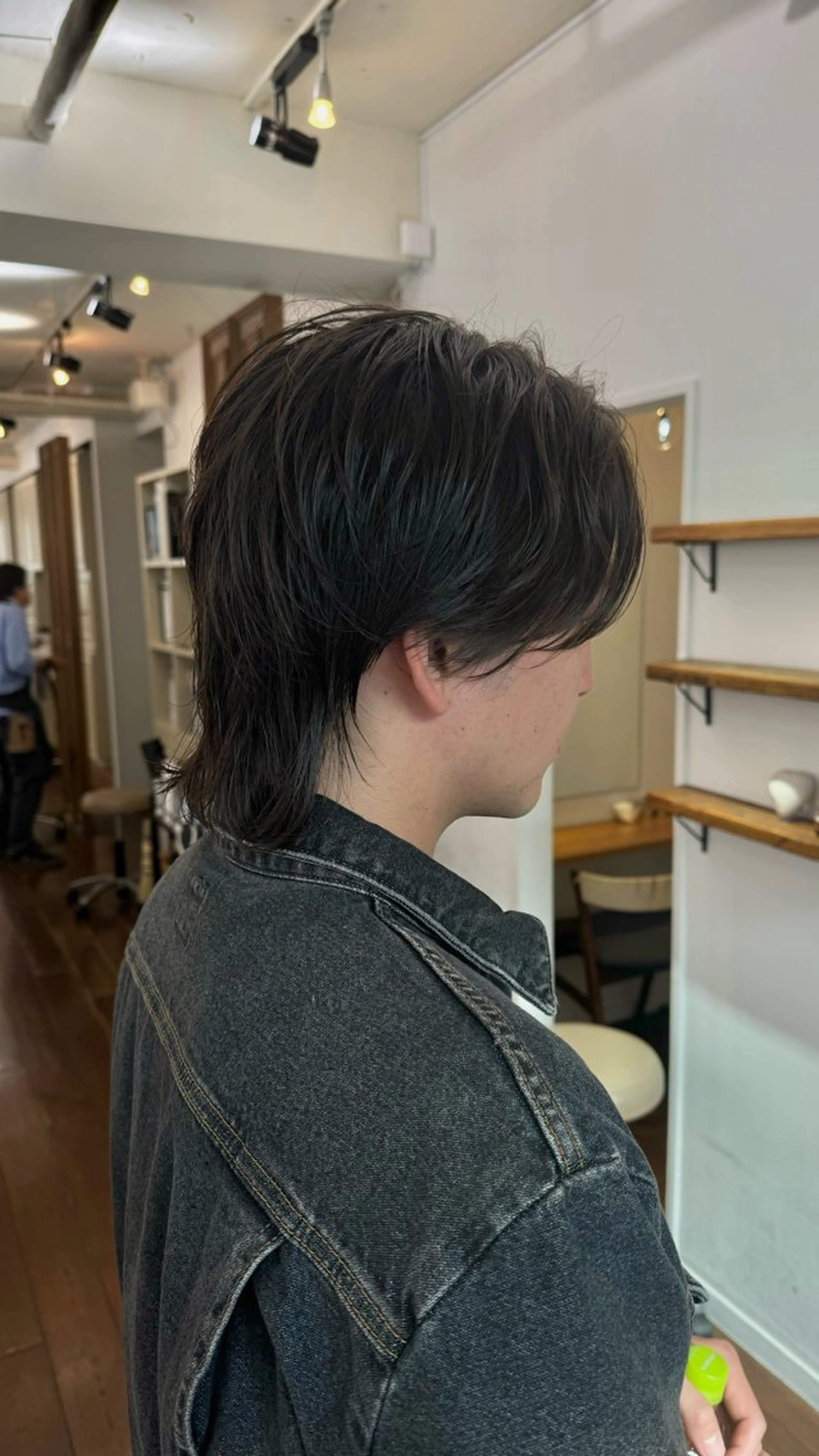 ショート メンズ メンズパーマ メンズウルフカット ウルフカット カット パーマ MAKE'S所属・石坂 暢大のヘアスタイル