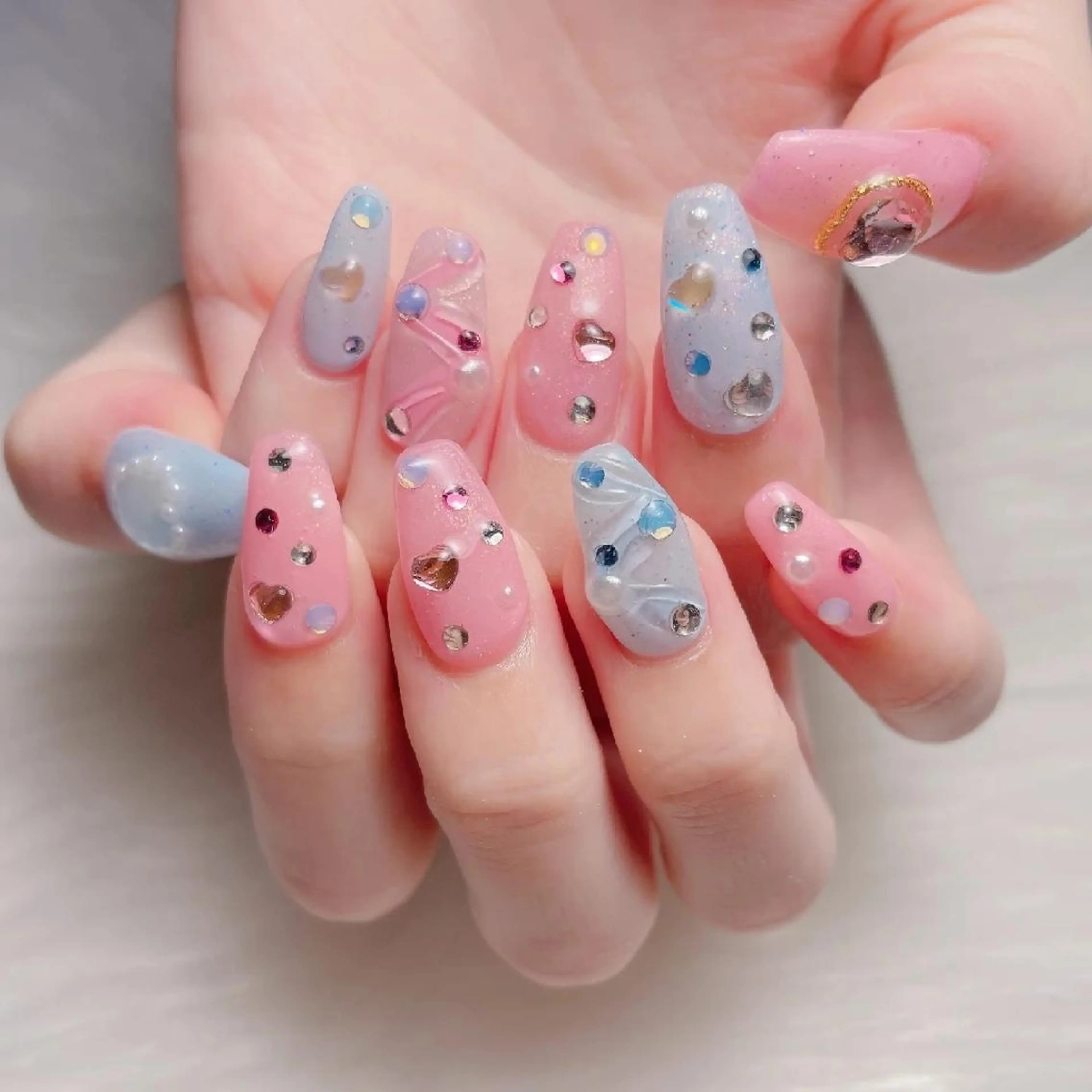 ネイル アートネイル べっ甲ネイル ボルドー 長さ出し フラワーネイル 🎀Yumi✨ ミキネイルサロン池袋のネイルデザイン