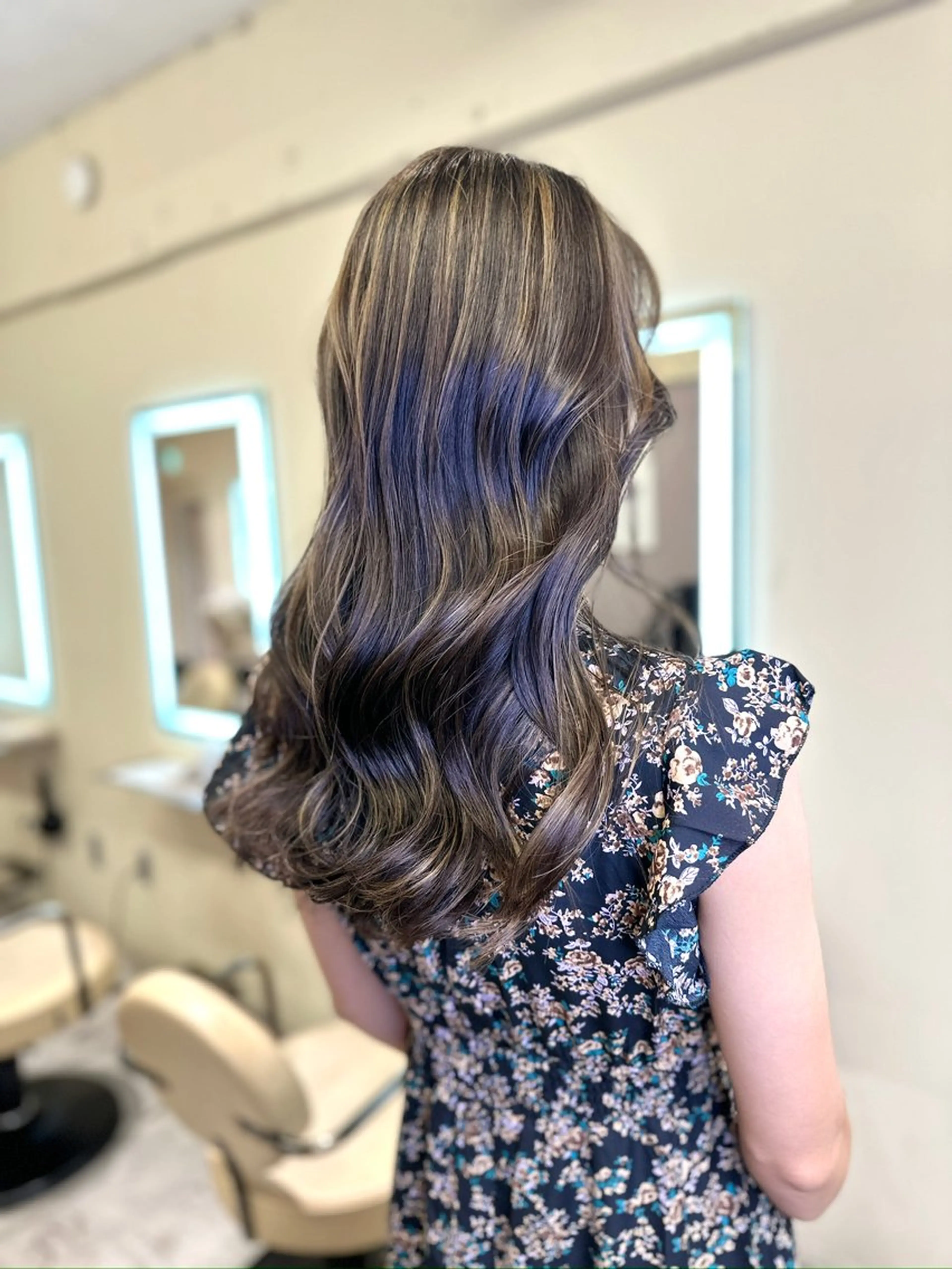 ロング カラー ハイライトカラー ハイライト カット ヘアカラー トリートメント opus 店長大和 レイヤー/赤み消しのヘアスタイル