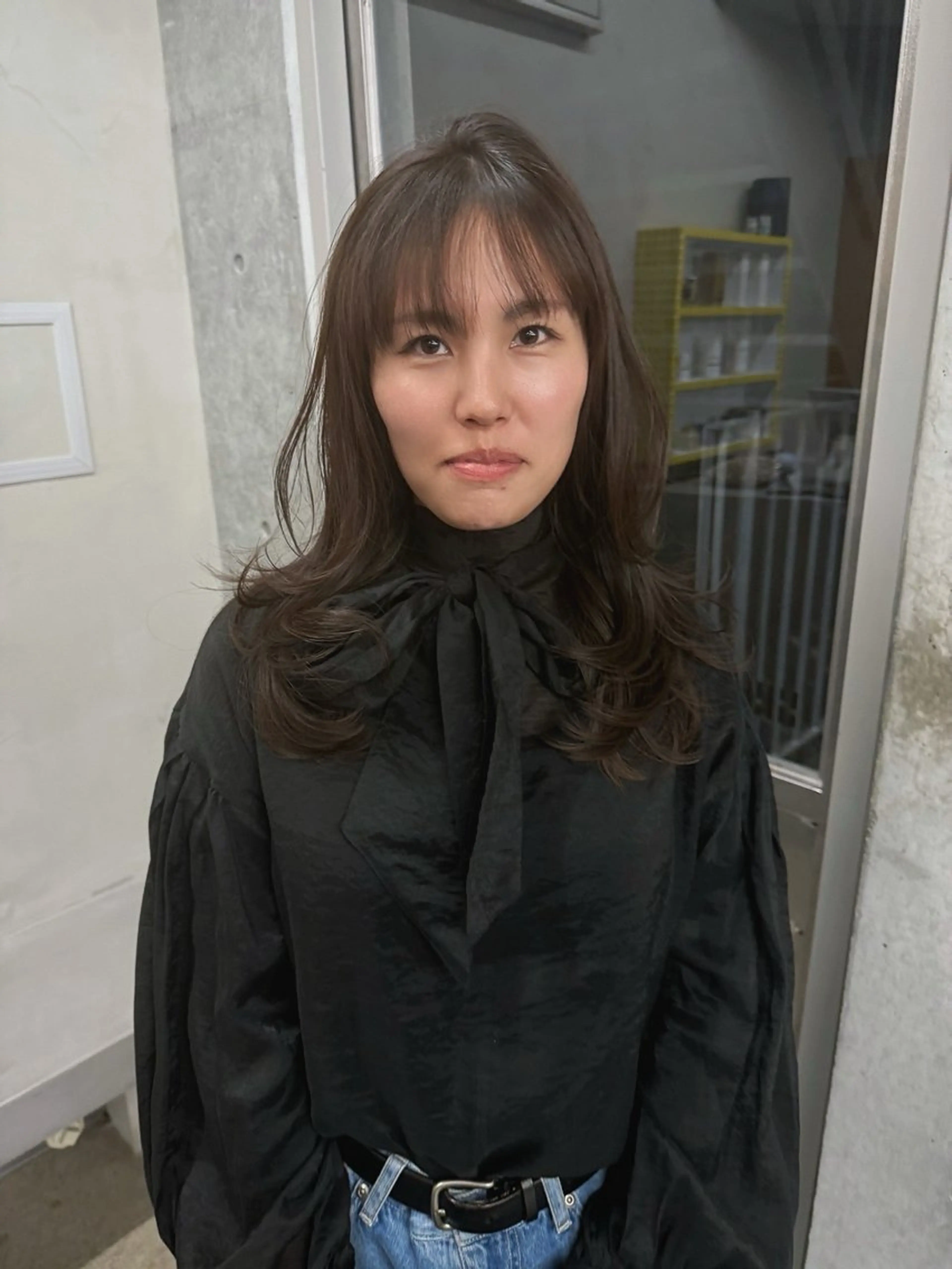 ロング カラー ロングレイヤー アッシュ ベージュカラー ブリーチ 透明感カラー カット ヘアカラー トリートメント 誰よりも丁寧なカット 🍀小林輝のヘアスタイル